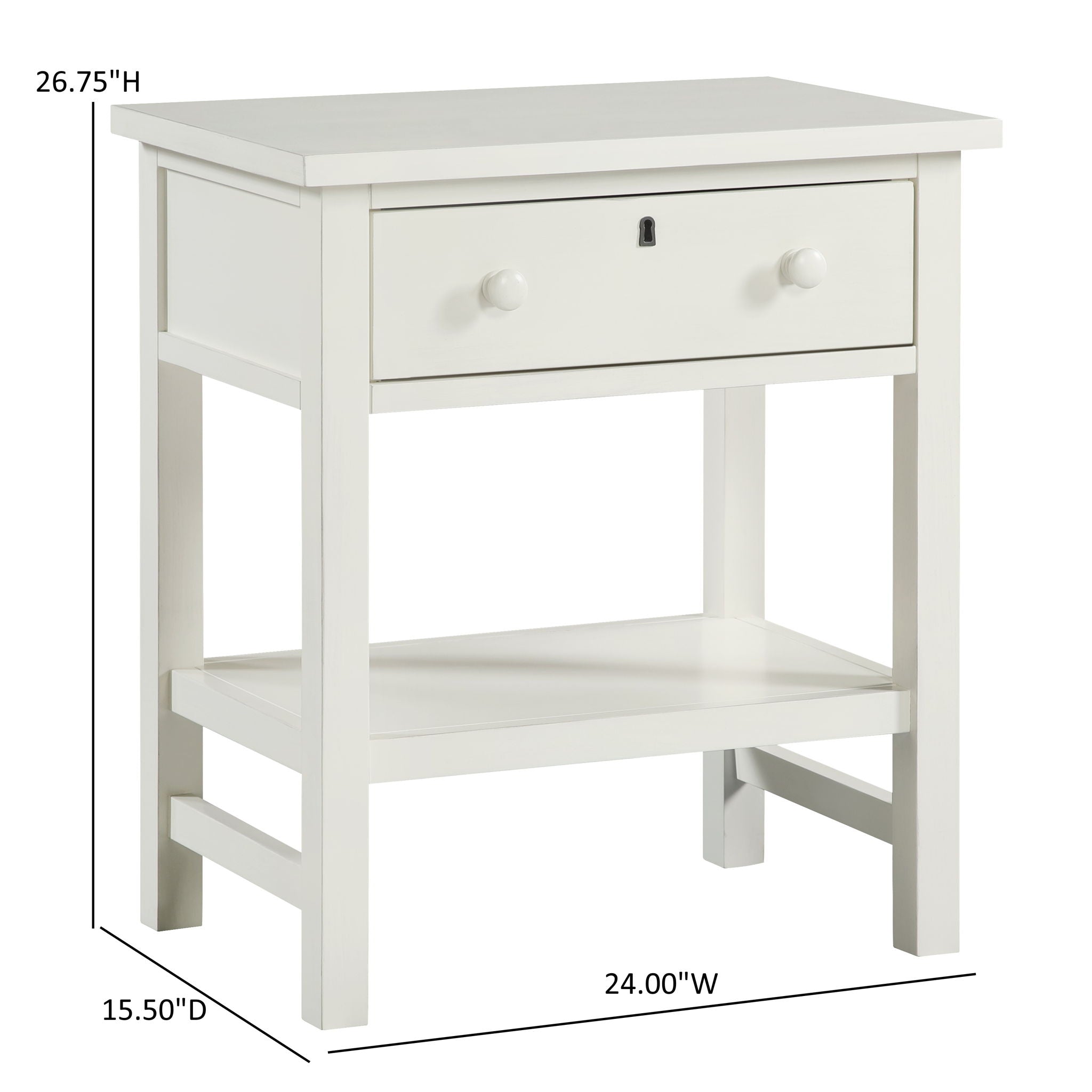 Finley - 1 Drawer Storage Nightstand