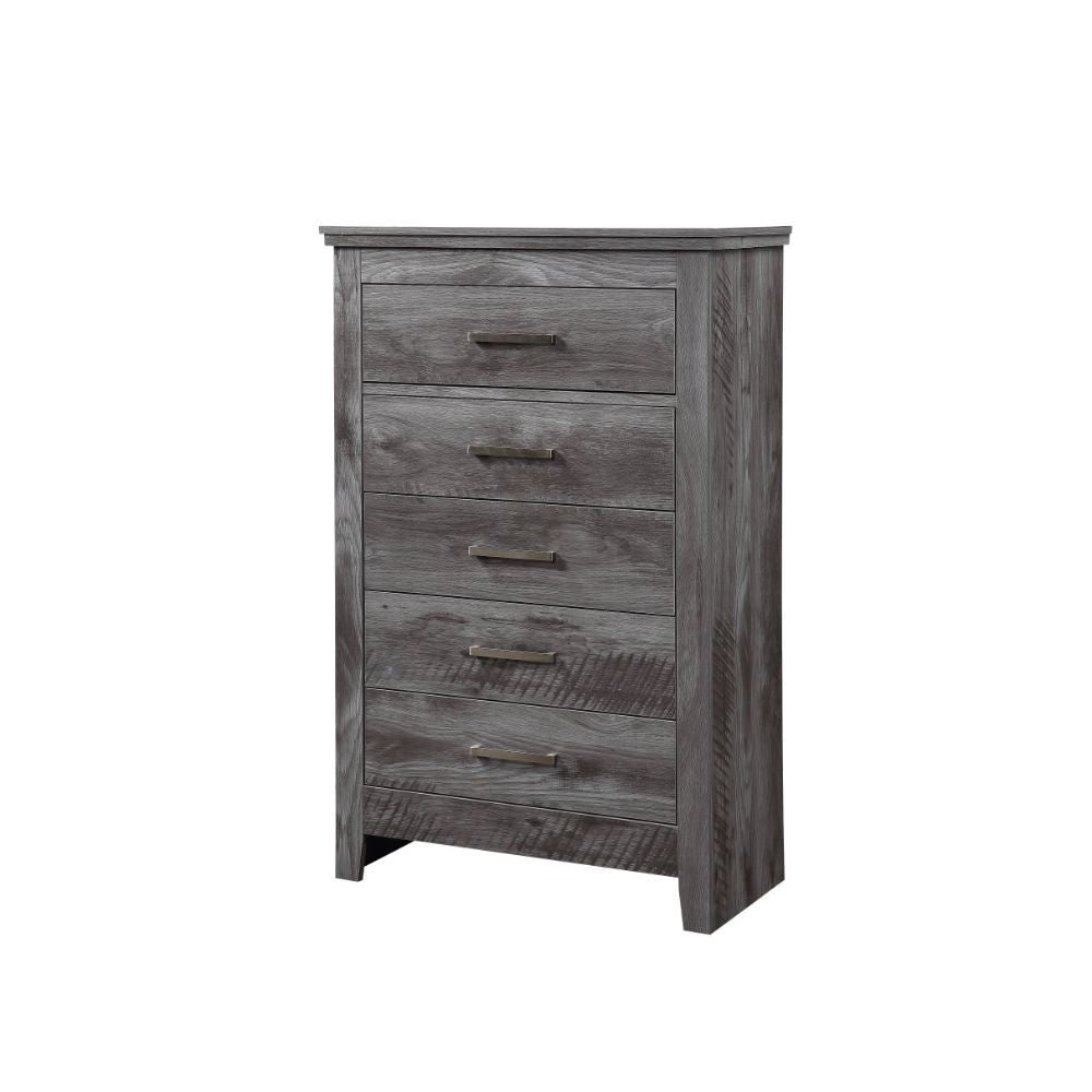 ACME Vidalia - Chest - Rustic Gray Oak | Meri Furniture
