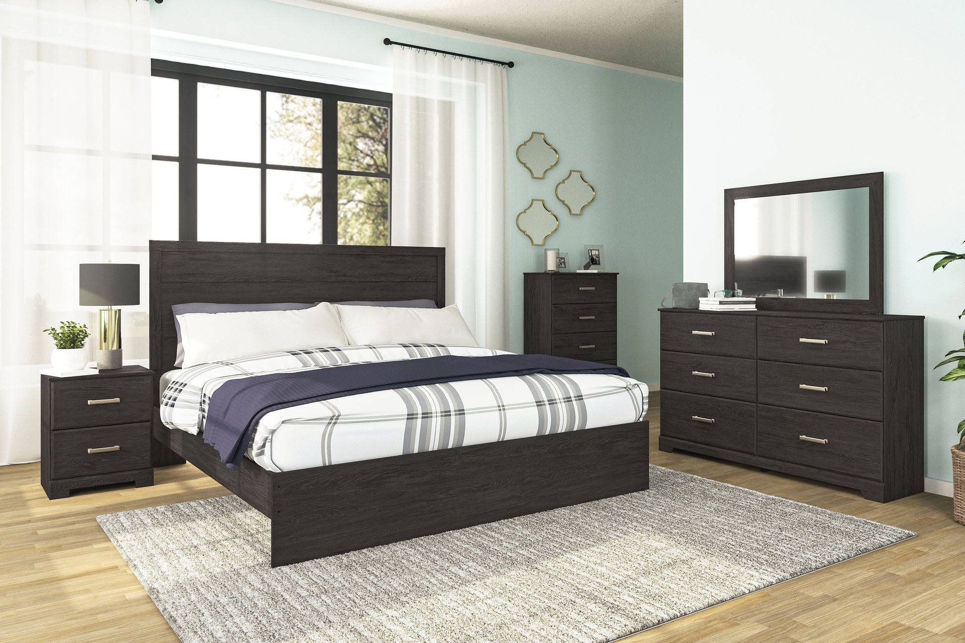 Signature Design by Ashley® Belachime - Panel Bed | Meri Furniture