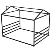 Metal House Shape Platform Bed
