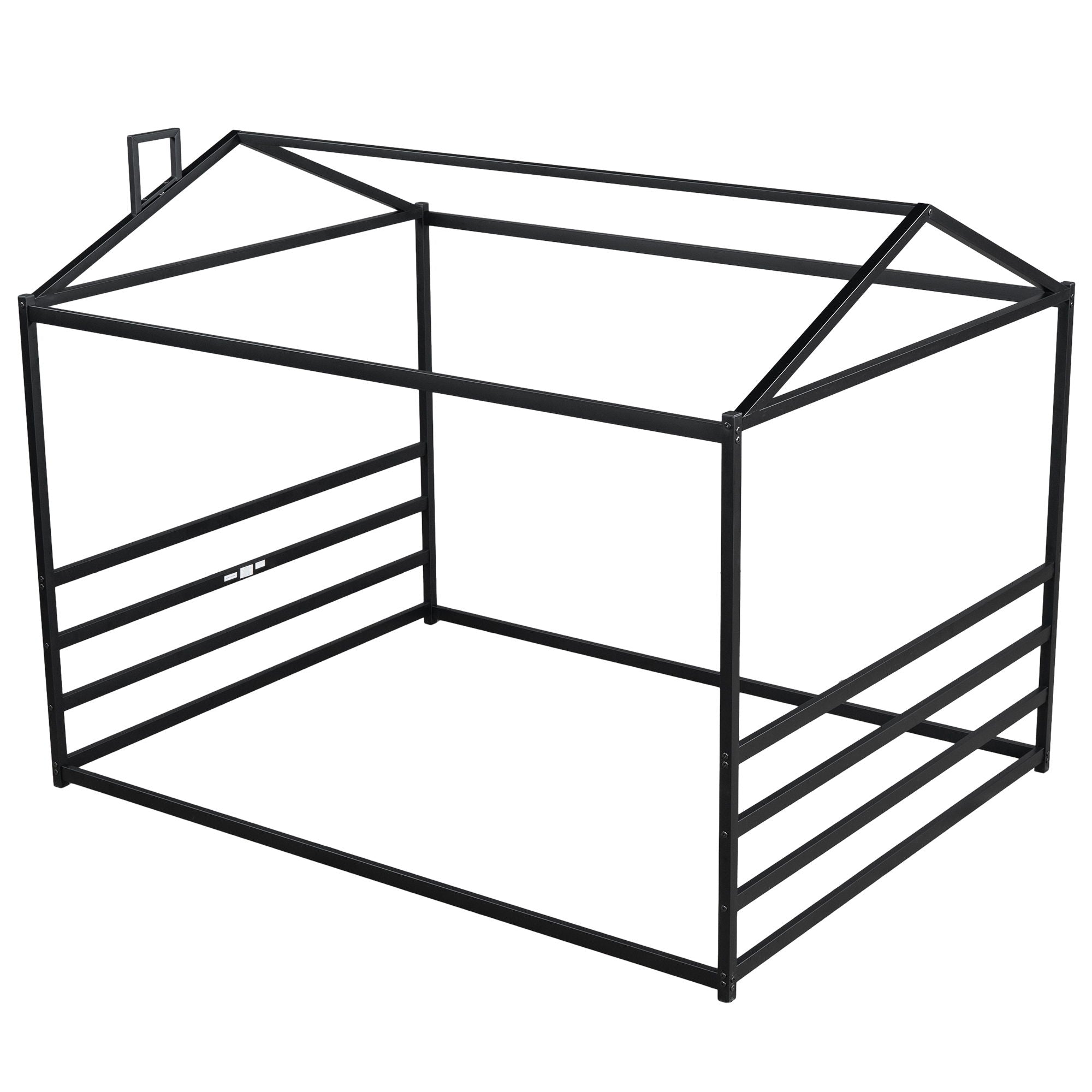 Metal House Shape Platform Bed