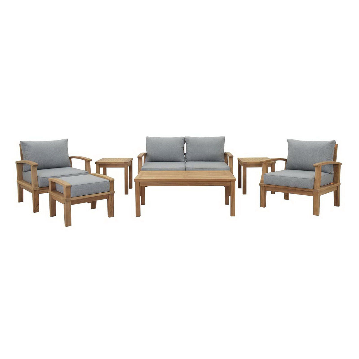 Marina 7 Piece Outdoor Patio Teak Set by Modway