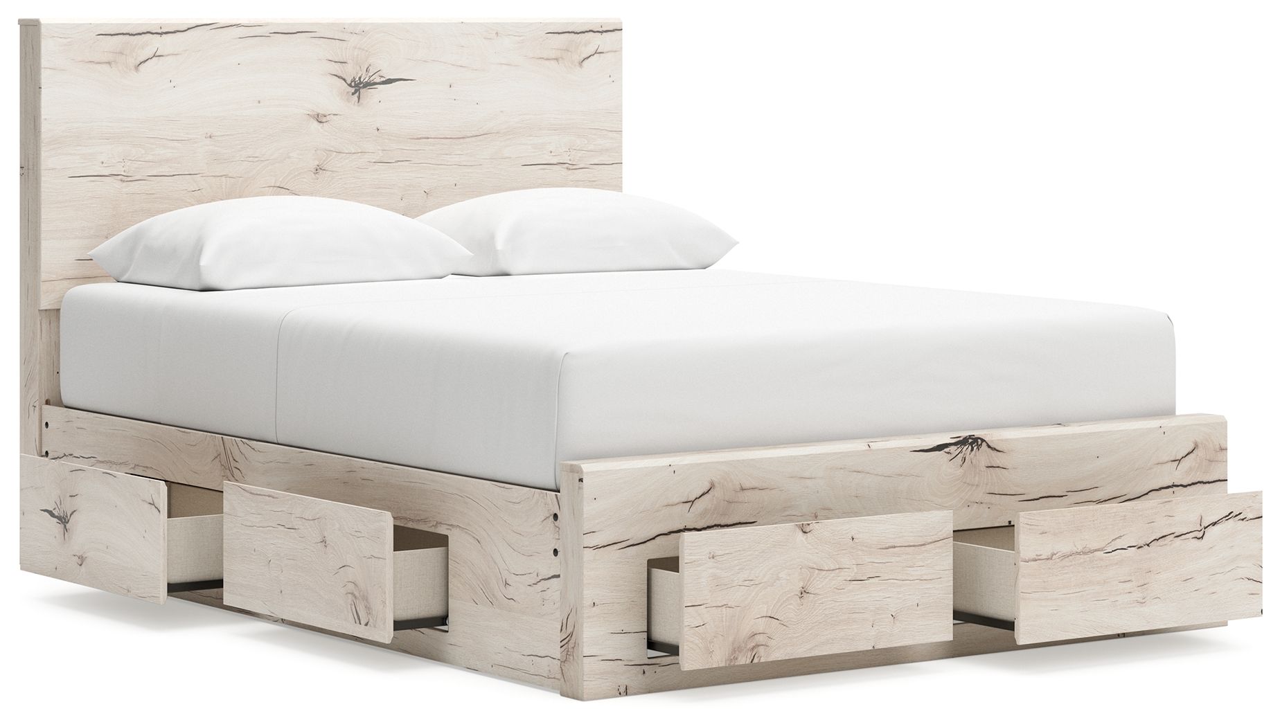 Signature Design by Ashley® Lawroy - Panel Bed With Storage | Meri Furniture