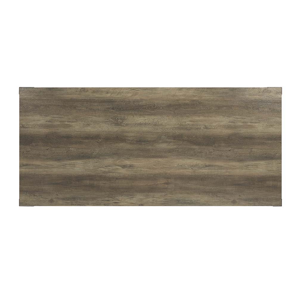 ACME Abiram - Dining Table - Rustic Oak Finish | Meri Furniture
