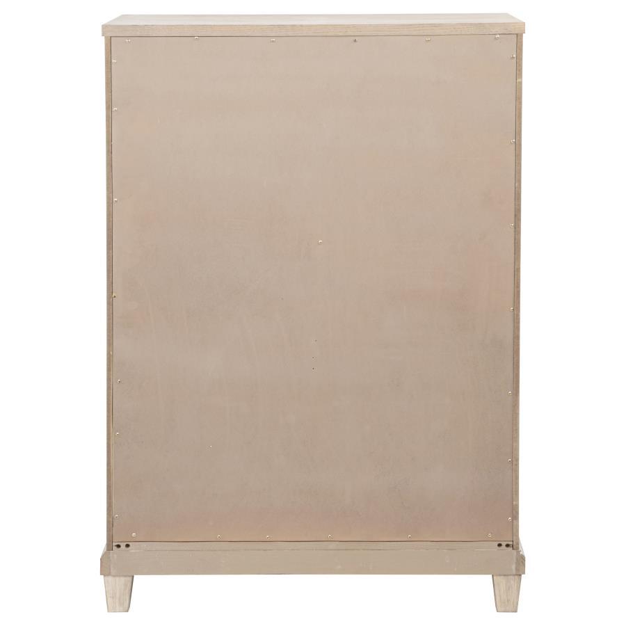 Pembroke - 5-Drawer Chest Of Drawers - Washed Oak