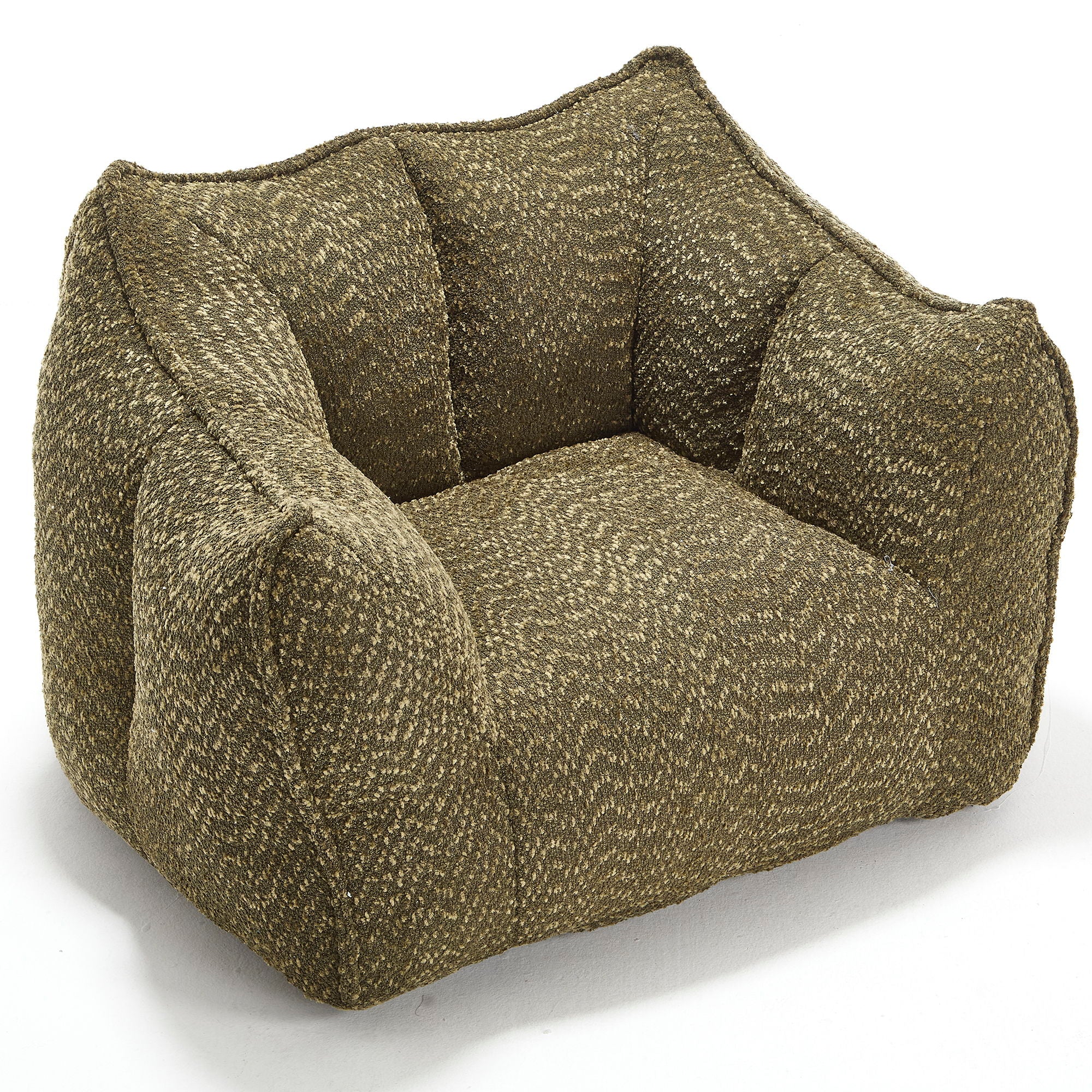 Comfortable Chenille Sofa Chairs With Highly Resilient Foam For Living Rooms And Bedrooms