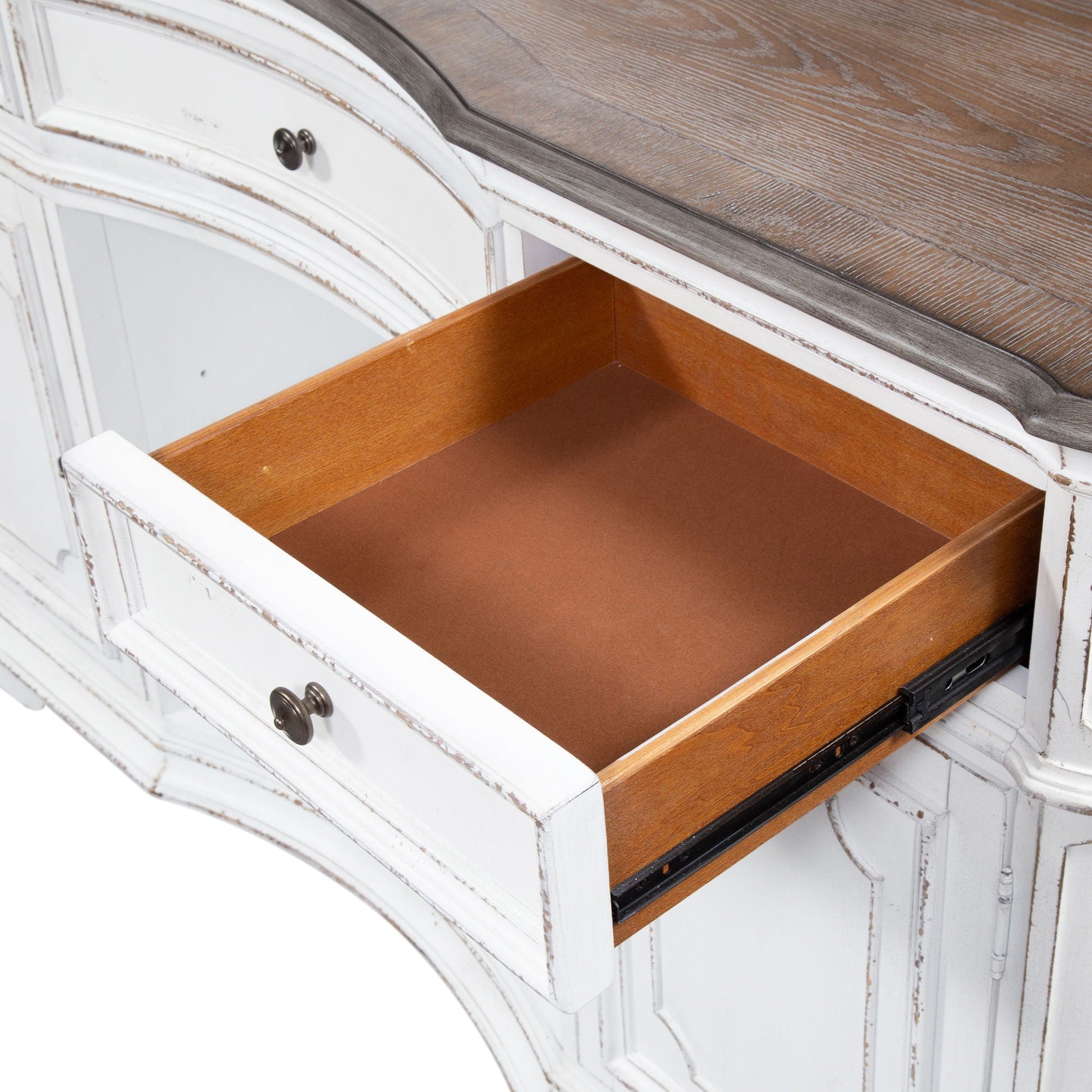Liberty Furniture Magnolia Manor - Server - White | Meri Furniture