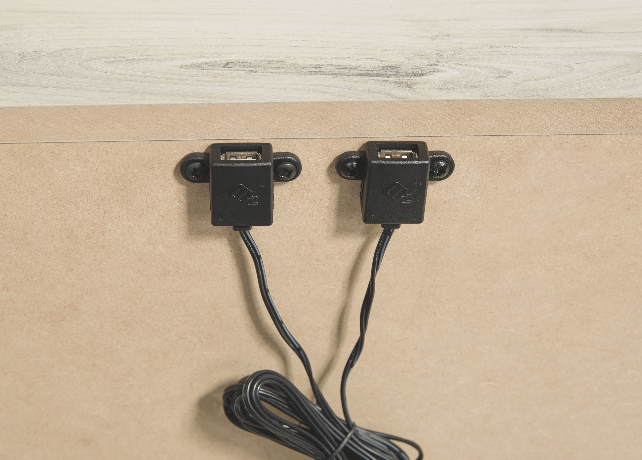 Cambeck - Two Drawer Night Stand - Whitewash