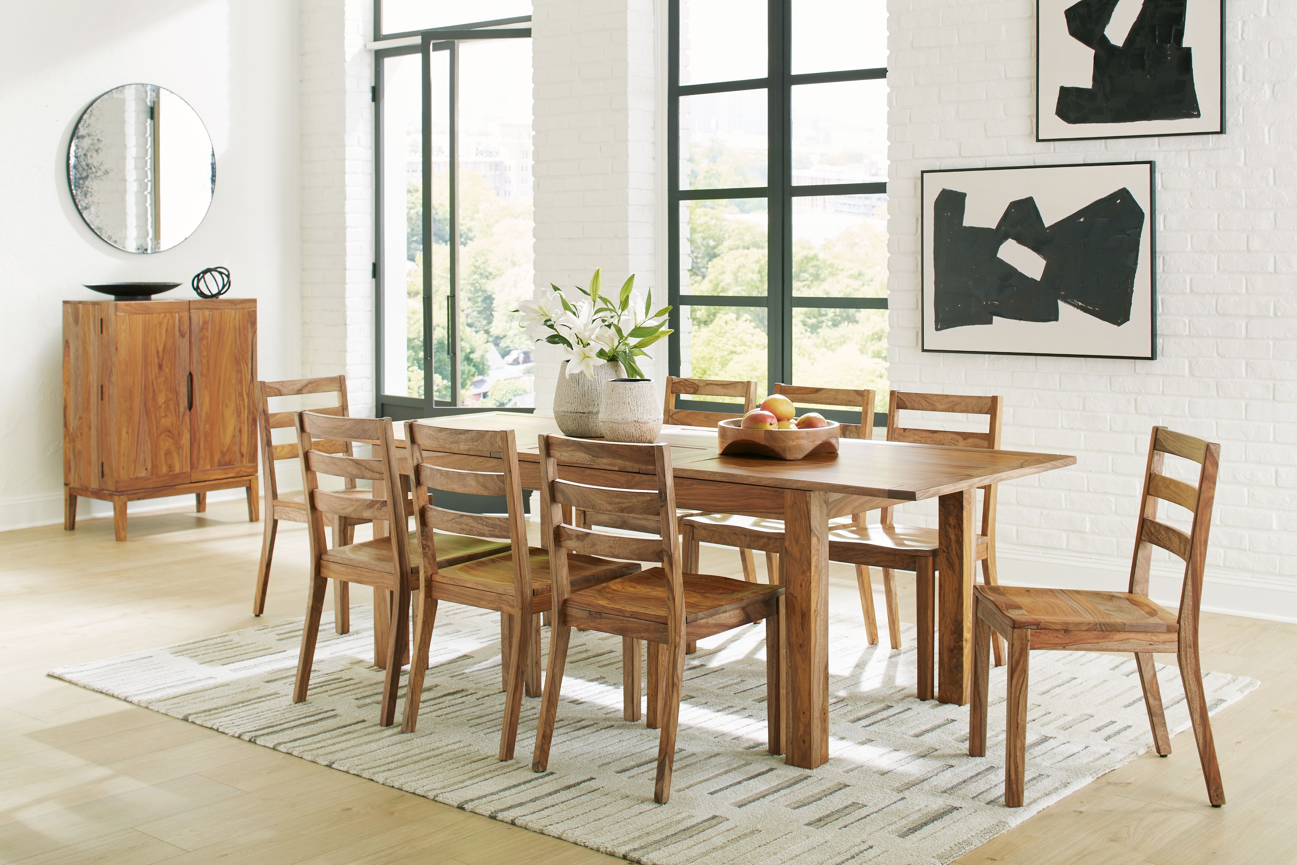 Signature Design by Ashley® Dressonni - Rectangular Dining Set | Meri Furniture