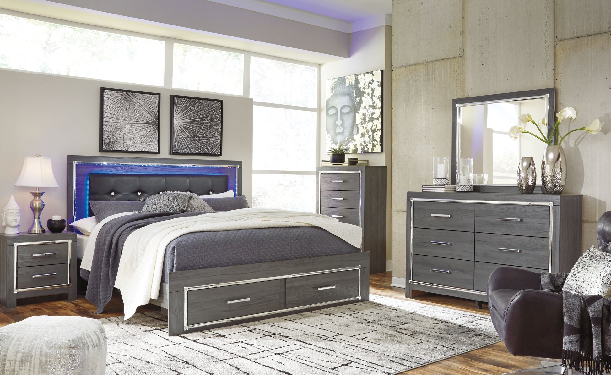 Signature Design by Ashley® Lodanna - Panel Bedroom Set | Meri Furniture