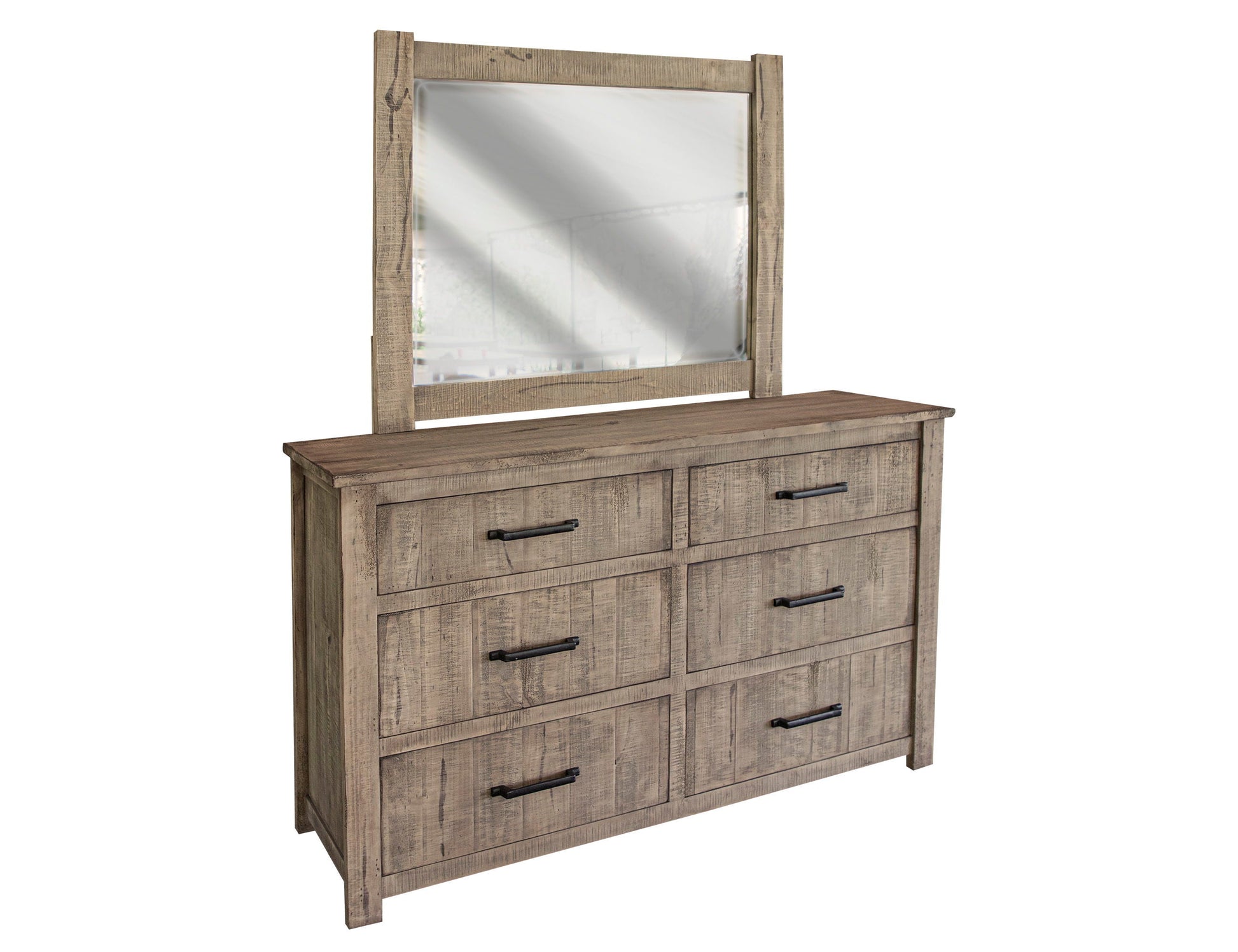 International Furniture Direct Cozumel - Dresser - Ligh Brown | Meri Furniture