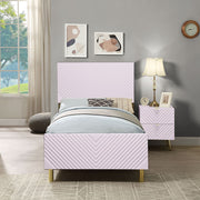 Gaines - Full Bed - Pink High Gloss