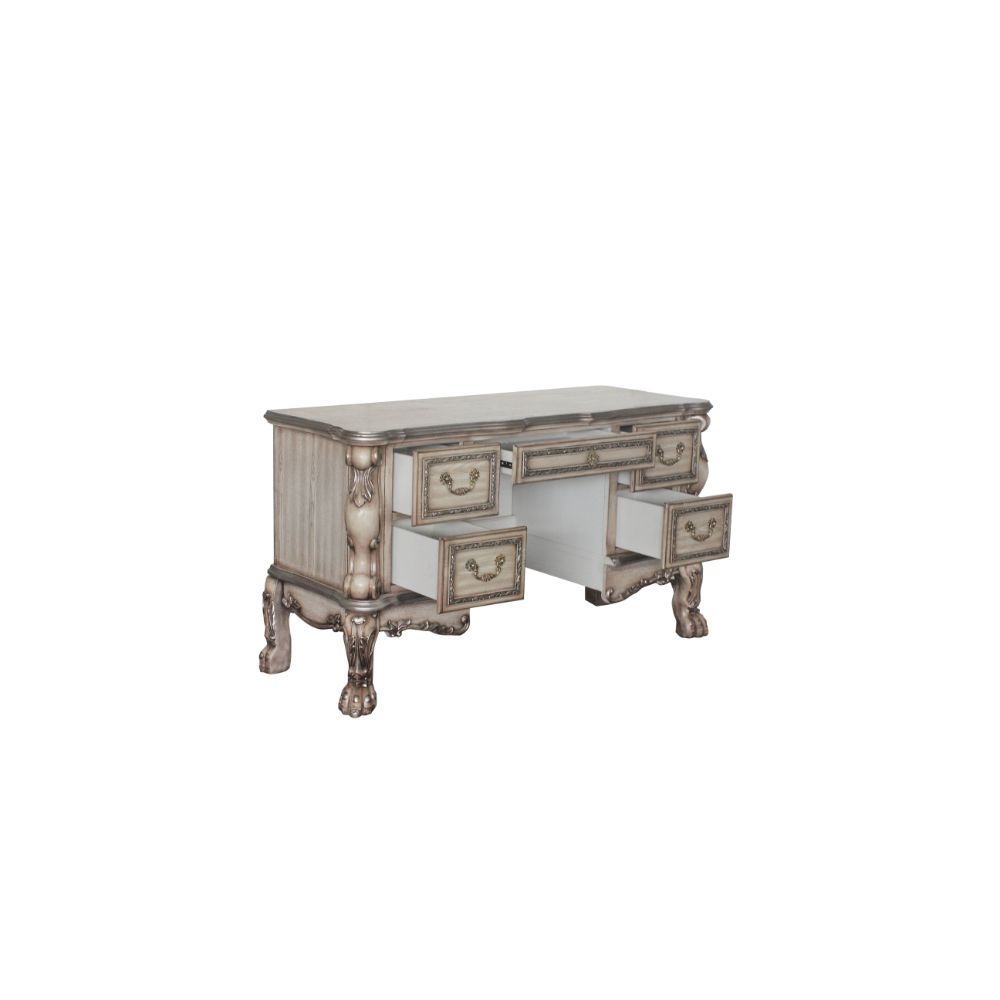 ACME Dresden - Vanity Desk - Vintage Bone White | Meri Furniture