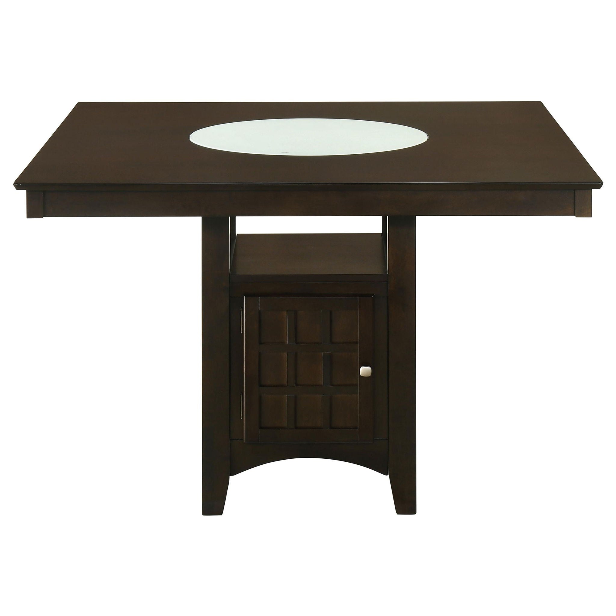 Gabriel 5-piece Square Counter Height Dining Set Cappuccino