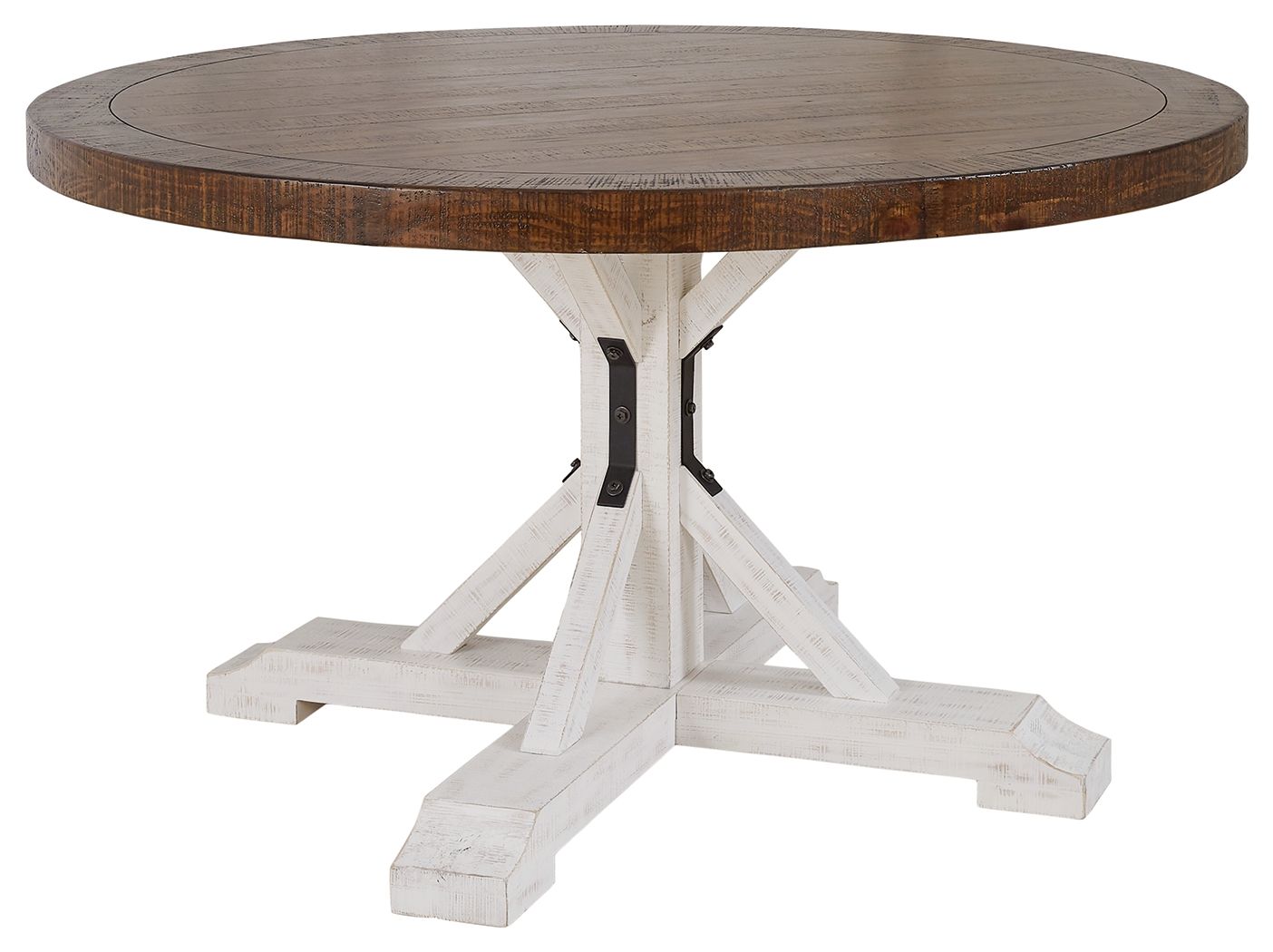 Signature Design by Ashley® Valebeck - White / Brown - Dining Table | Meri Furniture