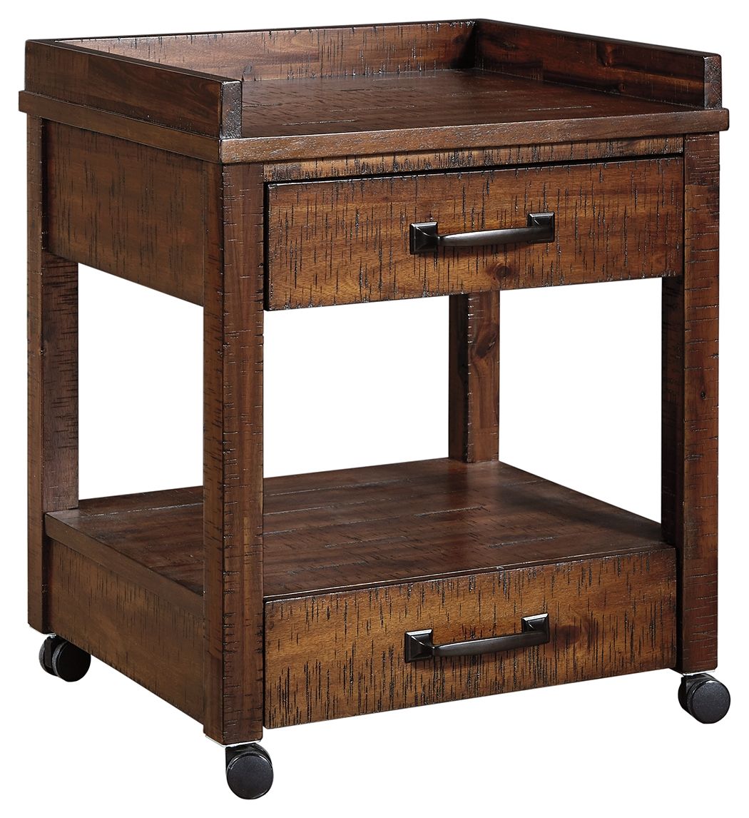 Ashley Furniture Baldridge - Rustic Brown - Printer Stand | Meri Furniture