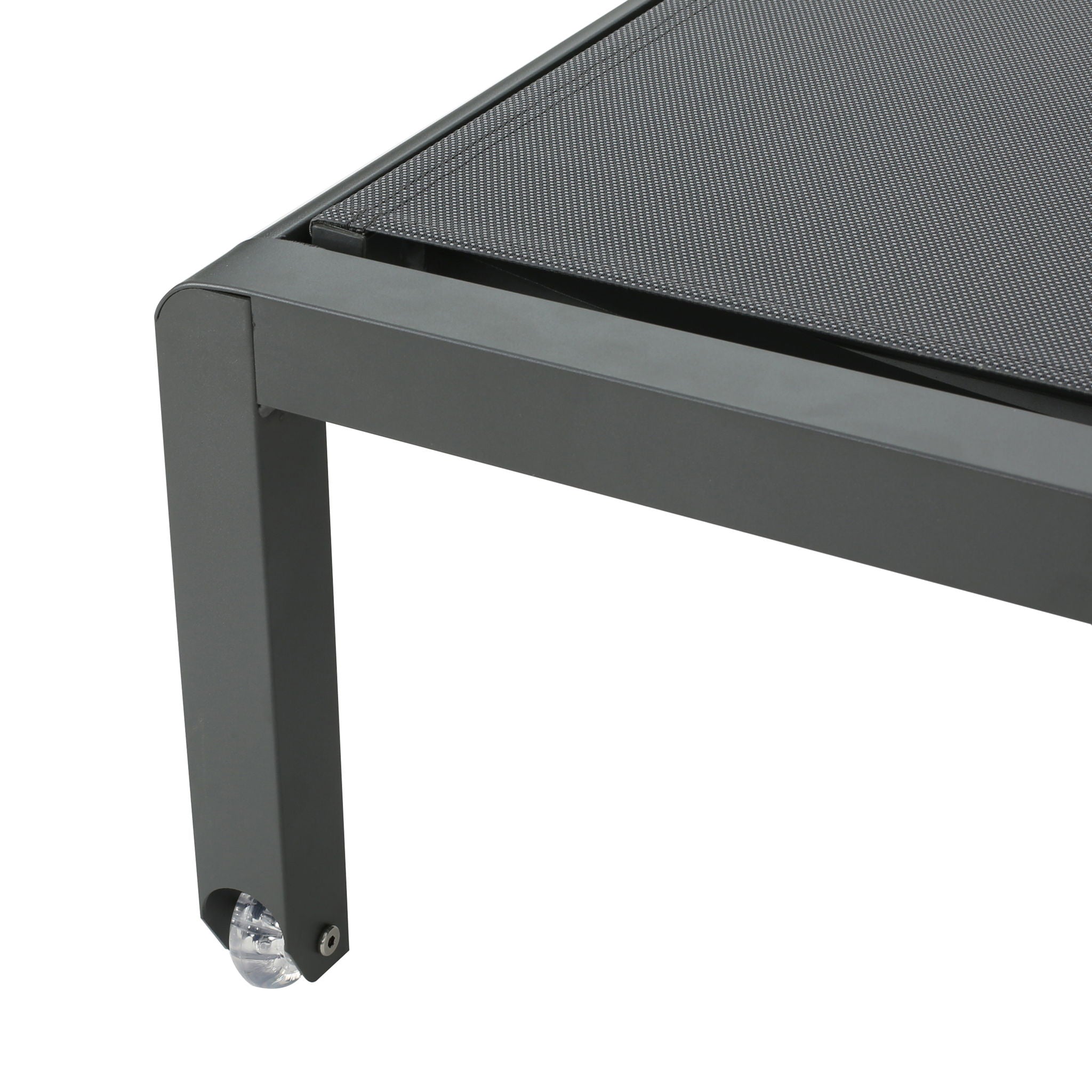 Outdoor Patio Chaise Lounge With 5 Reclining Positions