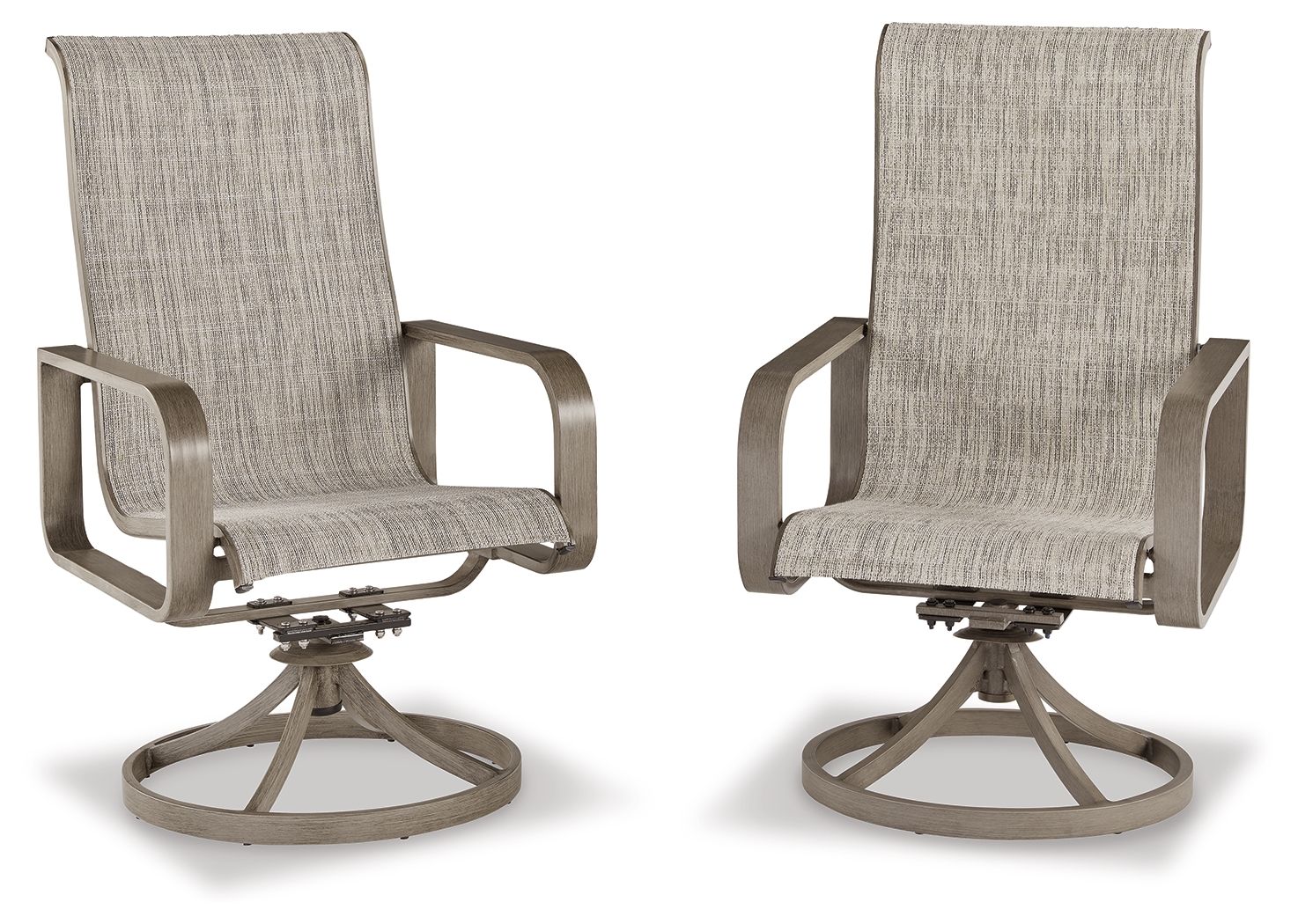 Signature Design by Ashley® Beach Front - Sling Swivel Chair | Meri Furniture