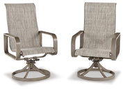 Signature Design by Ashley® Beach Front - Sling Swivel Chair | Meri Furniture