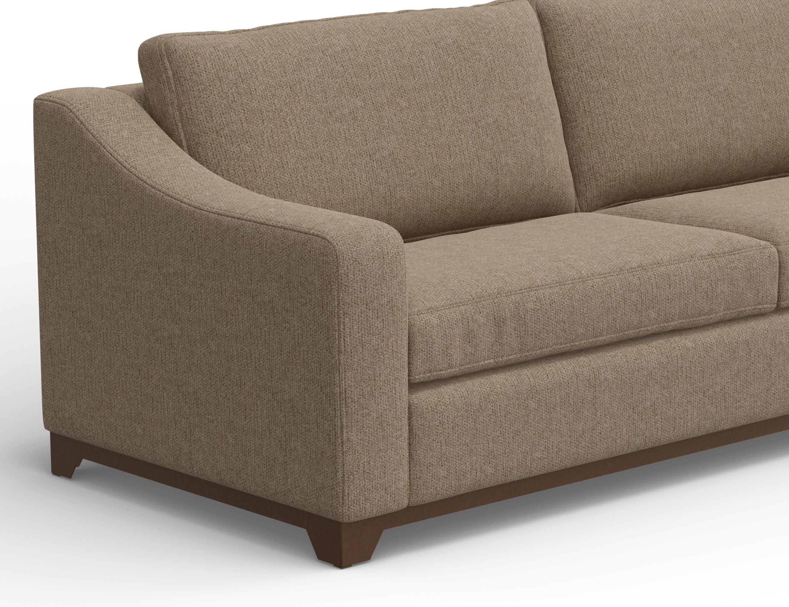 International Furniture Direct Natural Parota - Sofa | Meri Furniture
