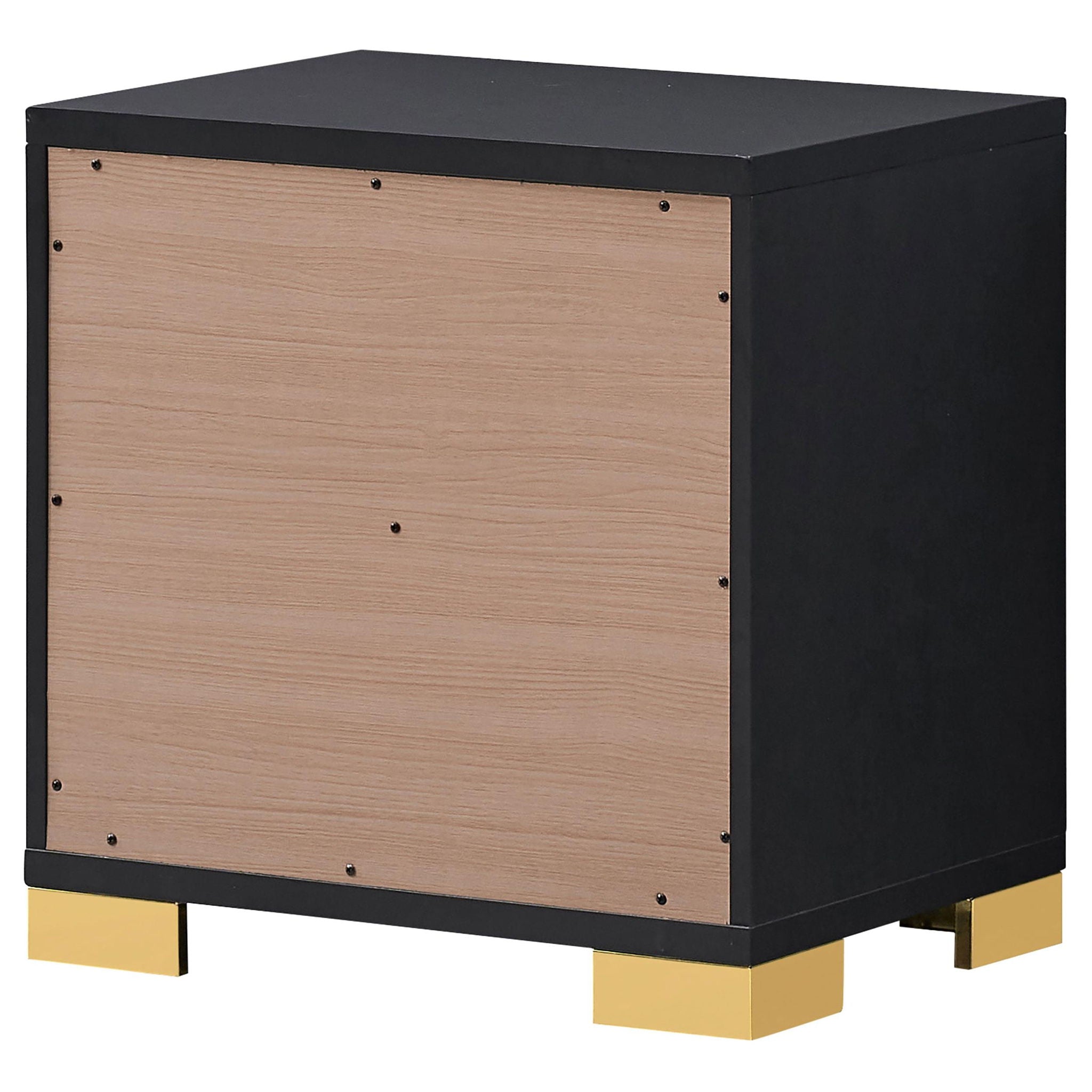 Marceline 2-drawer Nightstand Black