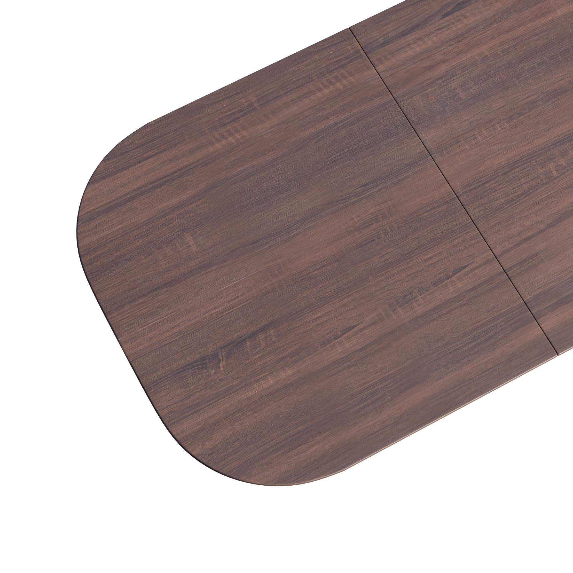 Modern Dining Table With Vertical Striped Legs