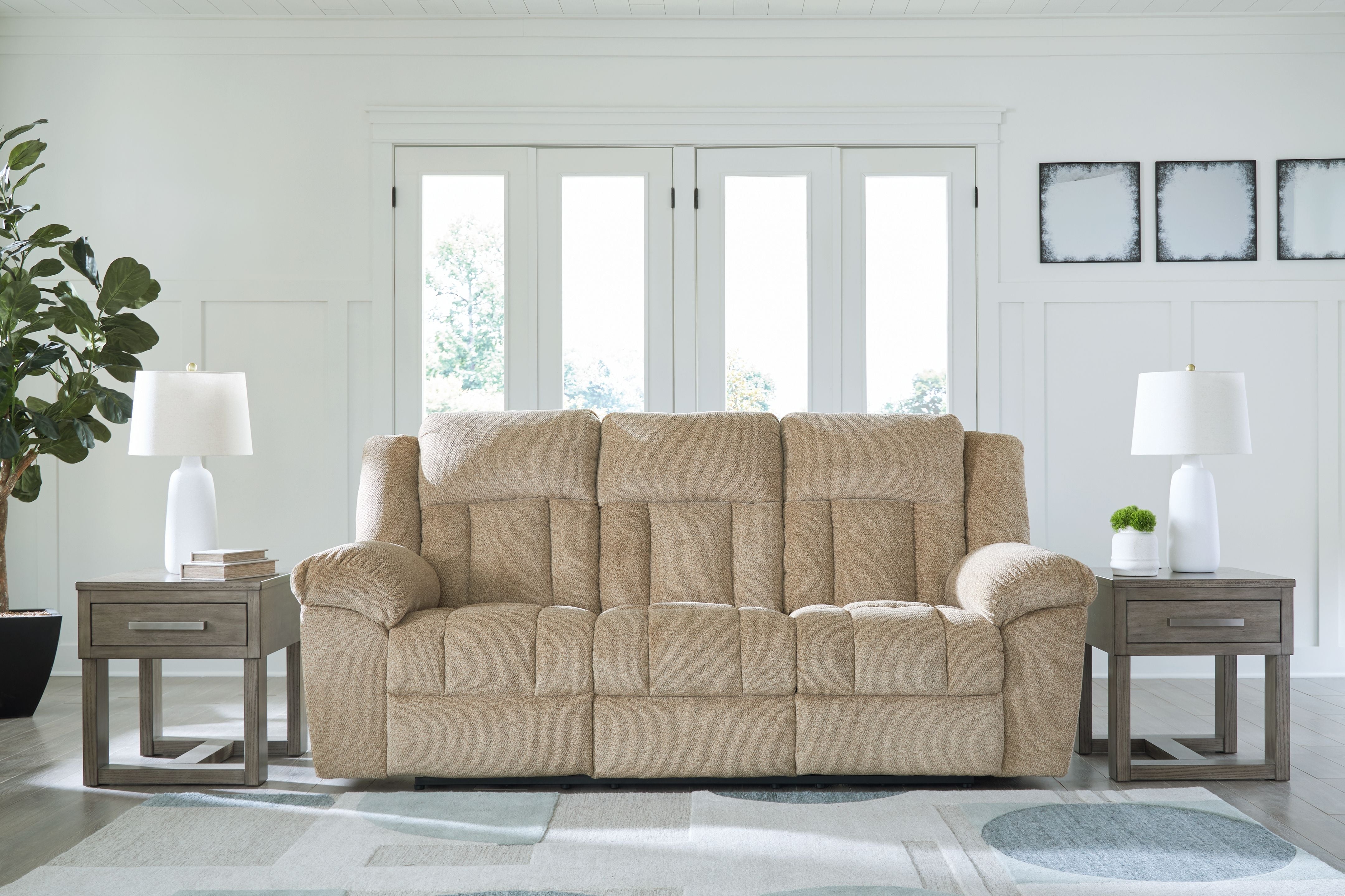 Signature Design by Ashley® Tip-off - Power Reclining Sofa With Adj Headrest | Meri Furniture