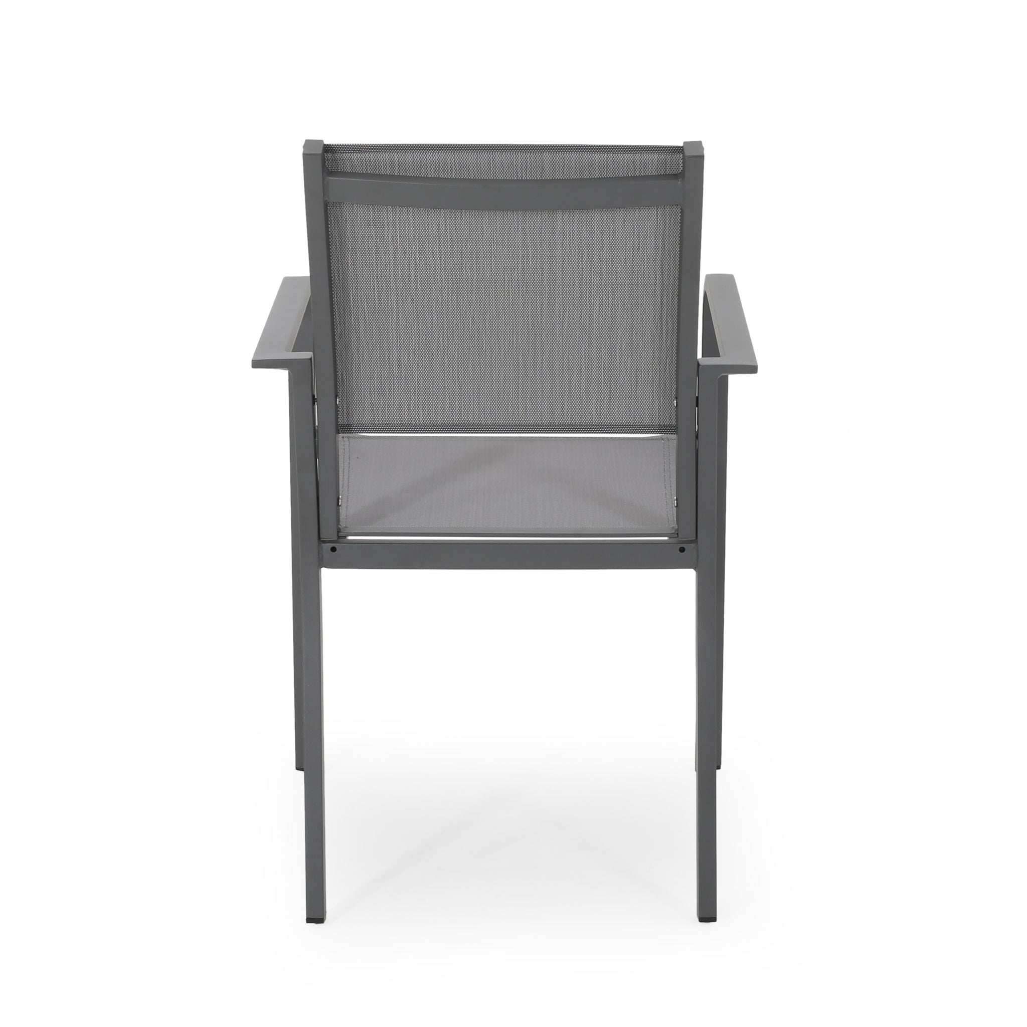 Waterfal - Outdoor Aluminum Dining Chair With Mesh Seat (Set of 2)