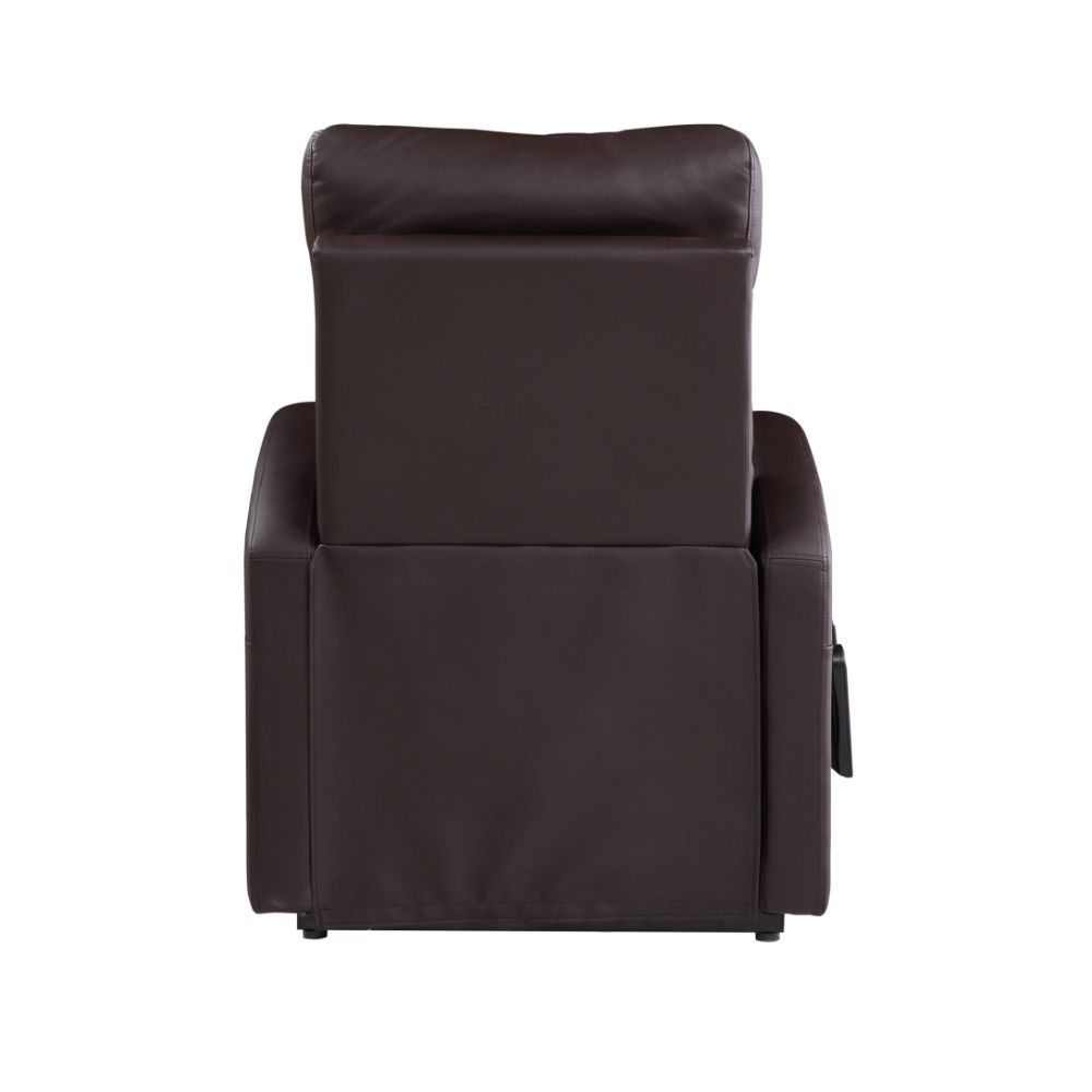 ACME The Ricardo lift recliner is a wonderful addition to your home. It is easy to operate and features a smooth lift and recline. The side pocket holds the two-button wired controller in place so you'll never lose track of it. | Meri Furniture