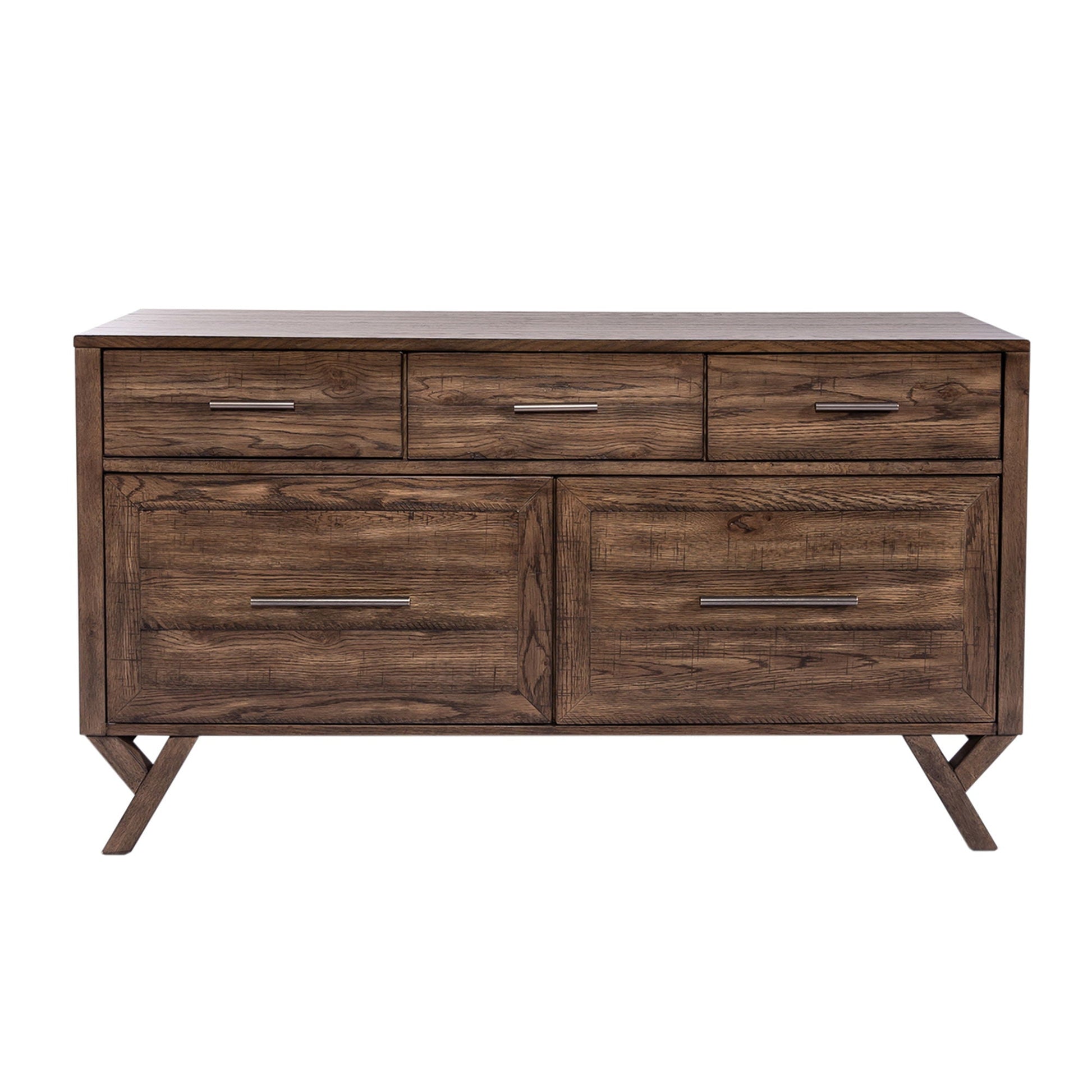 Liberty Furniture Lennox - Credenza - Dark Brown | Meri Furniture