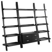 Coaster Fine Furniture Colella - 3 Piece Storage Ladder Bookshelf Set - Cappuccino | Meri Furniture