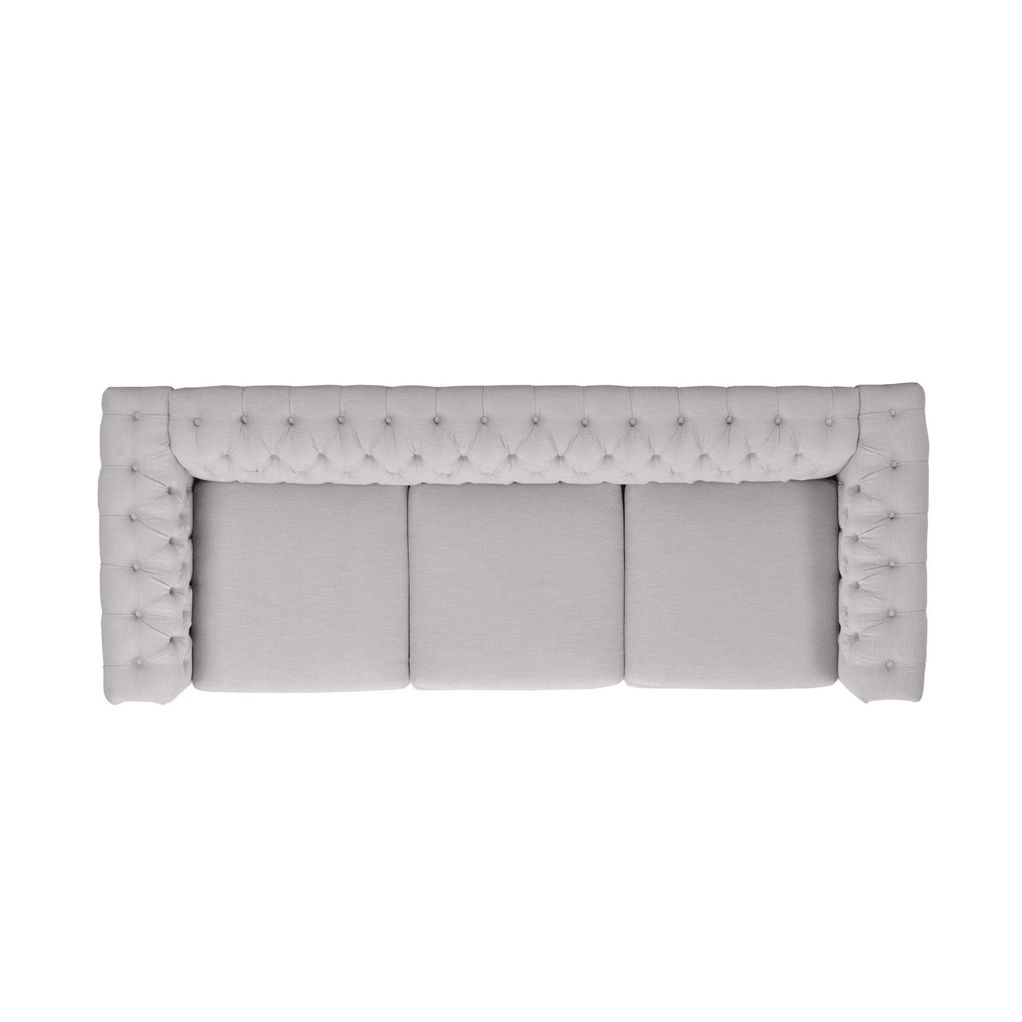 Chesterfield Style 3 Seater Sofa With Deep Button Tufting