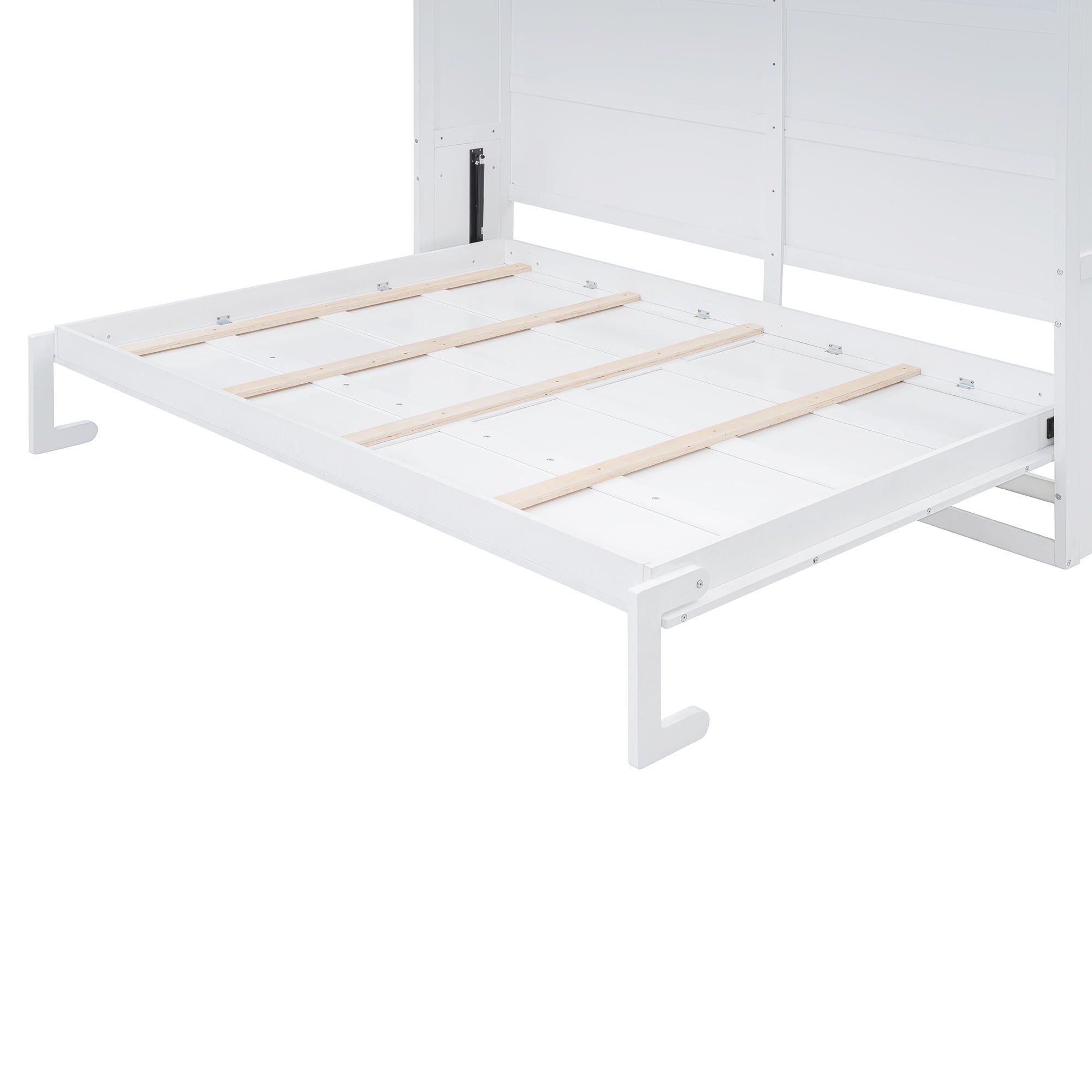 Murphy Modern Bed With Top Cabinets For Space Saving And Comfort