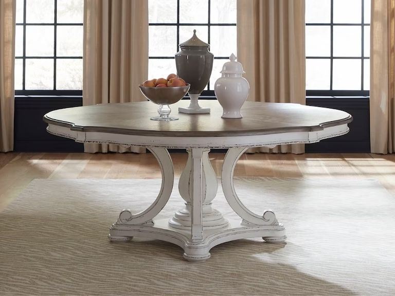 Liberty Furniture Magnolia Manor - Round Table Set - White | Meri Furniture