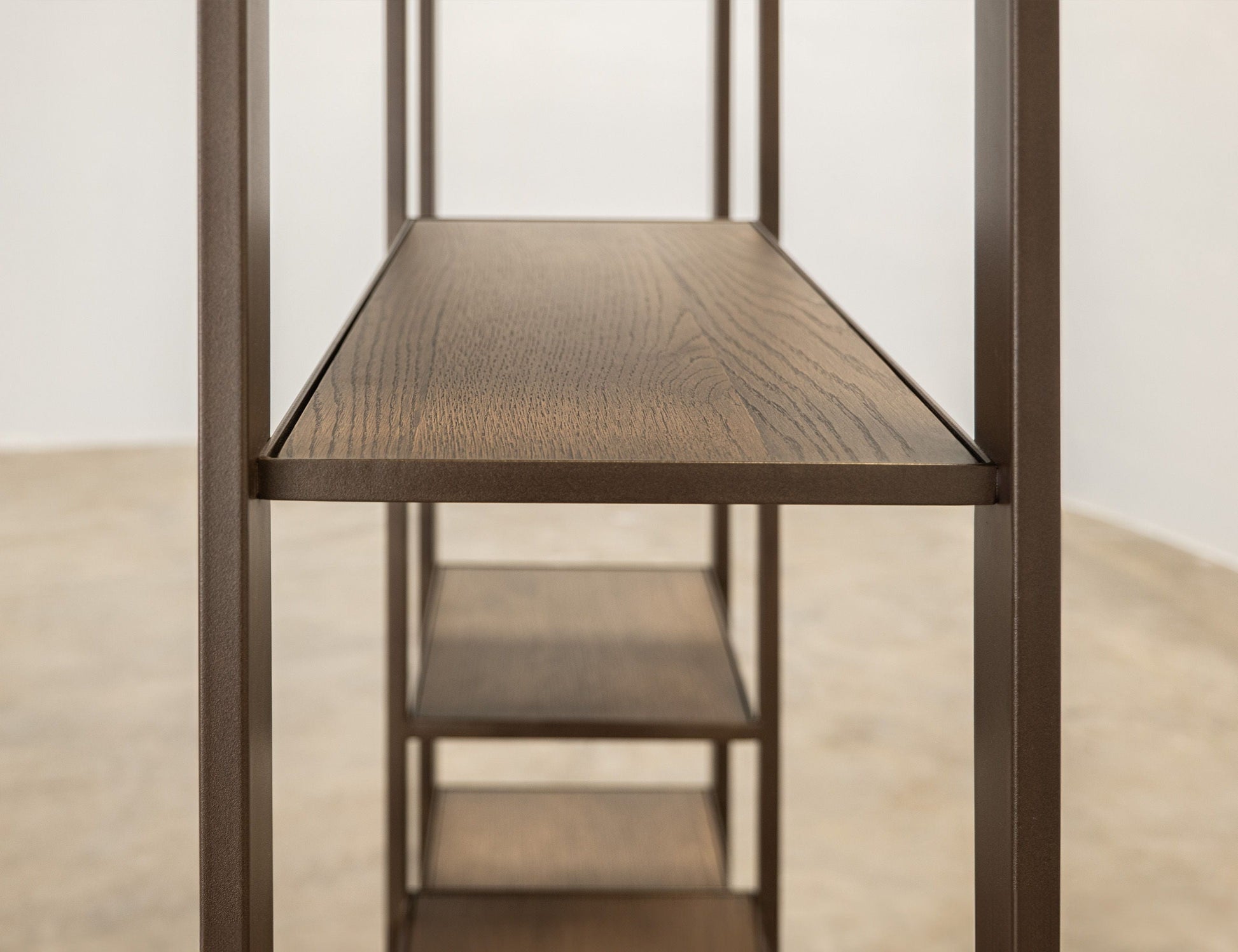 International Furniture Direct Novus Lodge - Bookcase - Brown | Meri Furniture