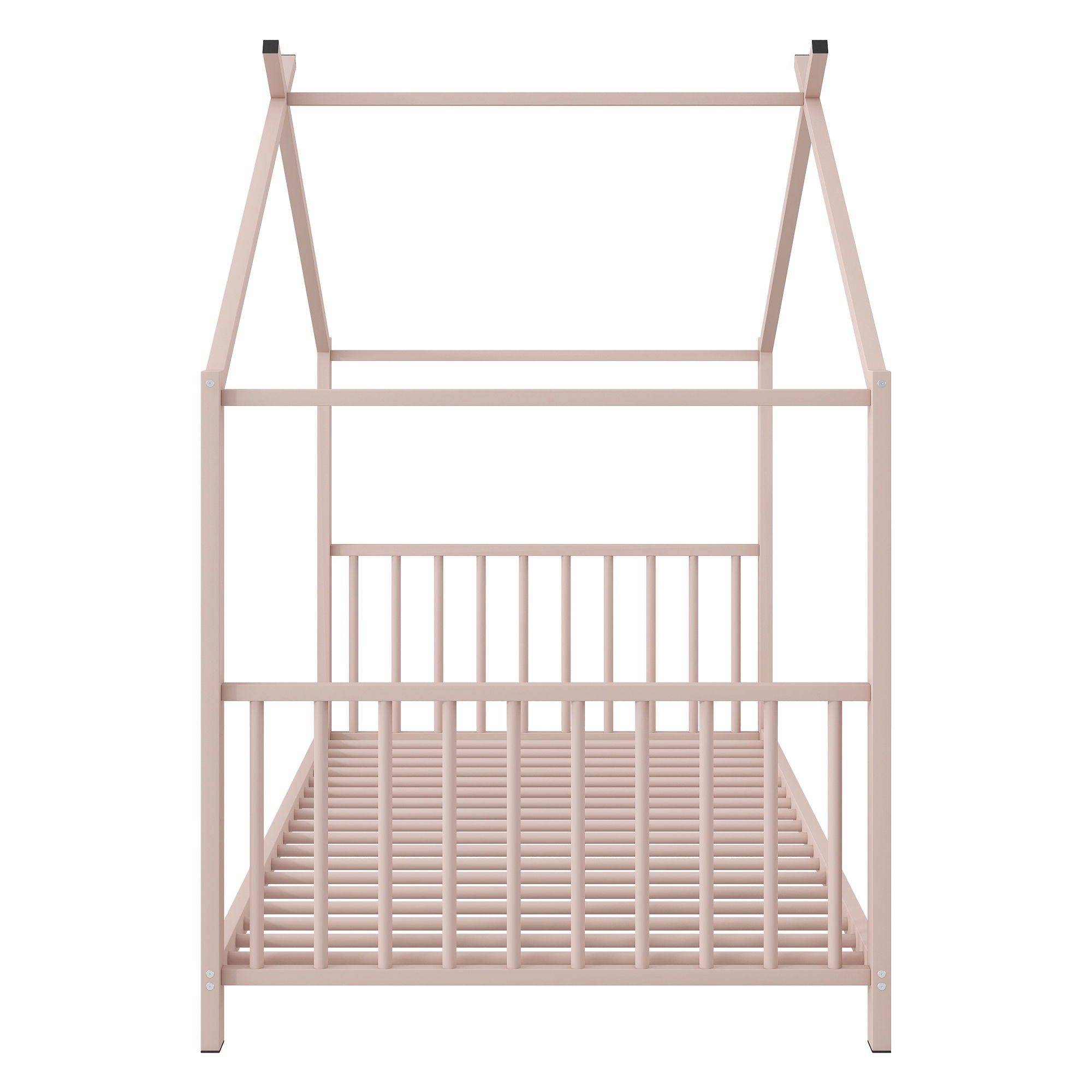 Metal House Platform Bed With Modern Design And Durable Frame