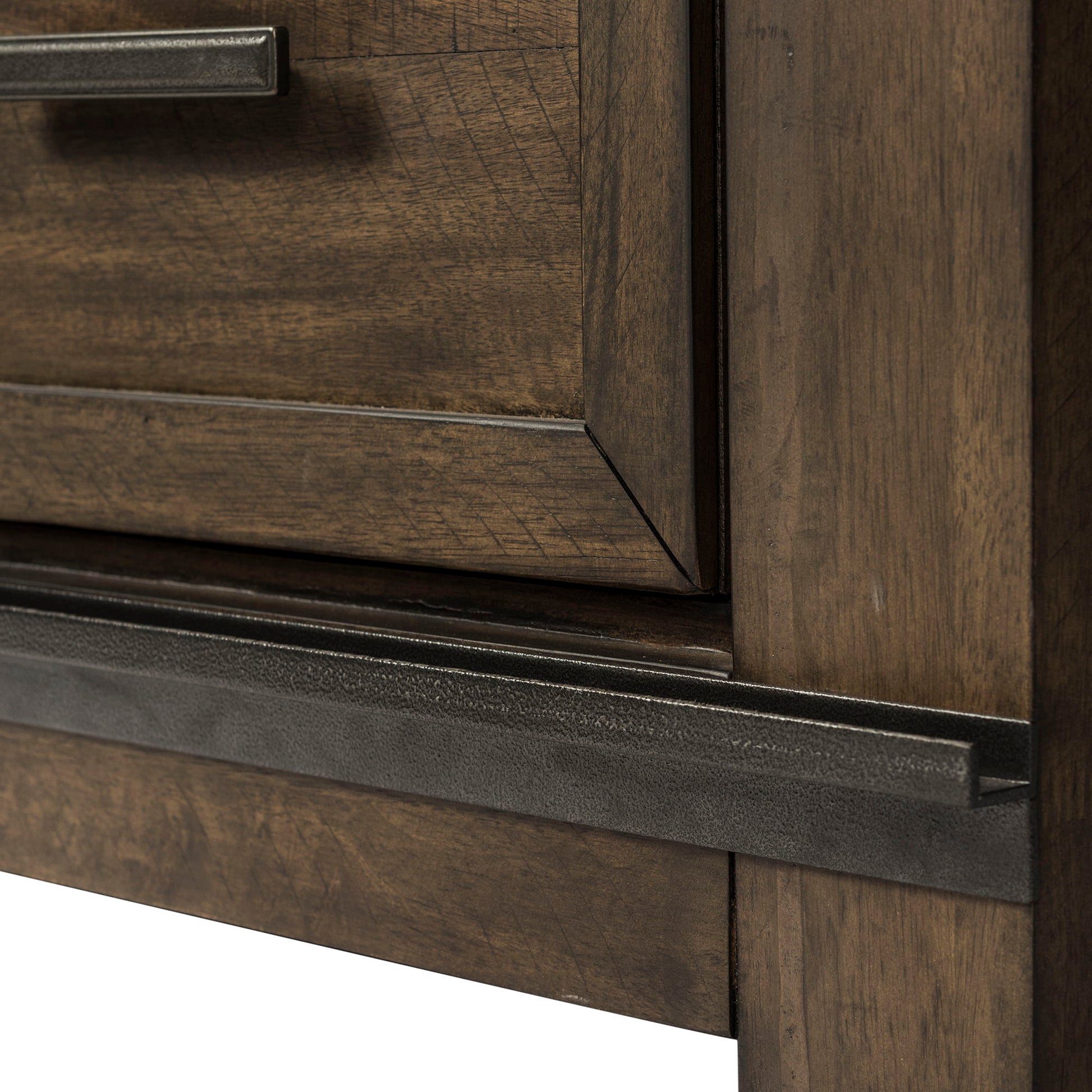 Liberty Furniture Thornwood Hills - Sliding Door Chest - Dark Brown | Meri Furniture