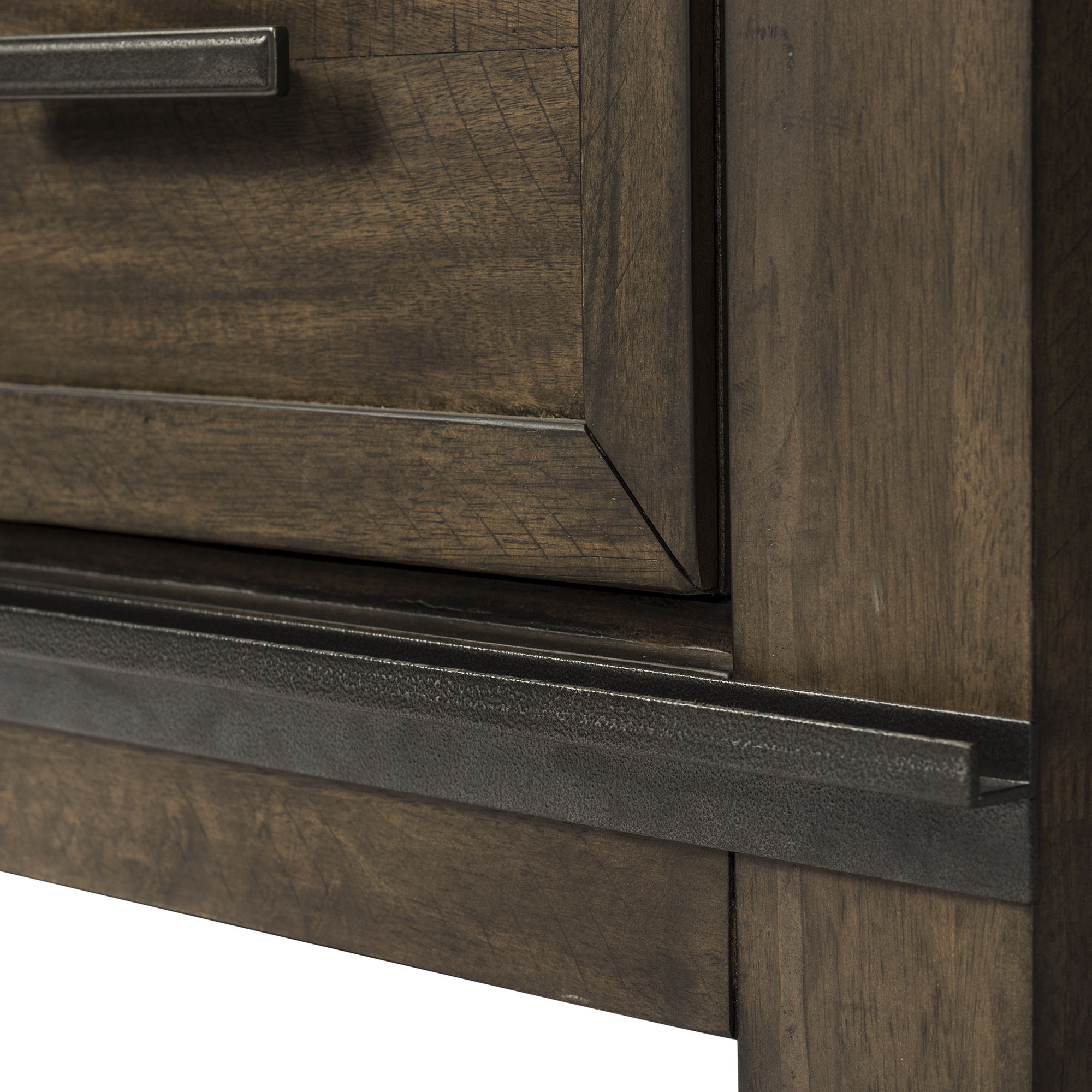 Liberty Furniture Thornwood Hills - Sliding Door Chest - Dark Brown | Meri Furniture