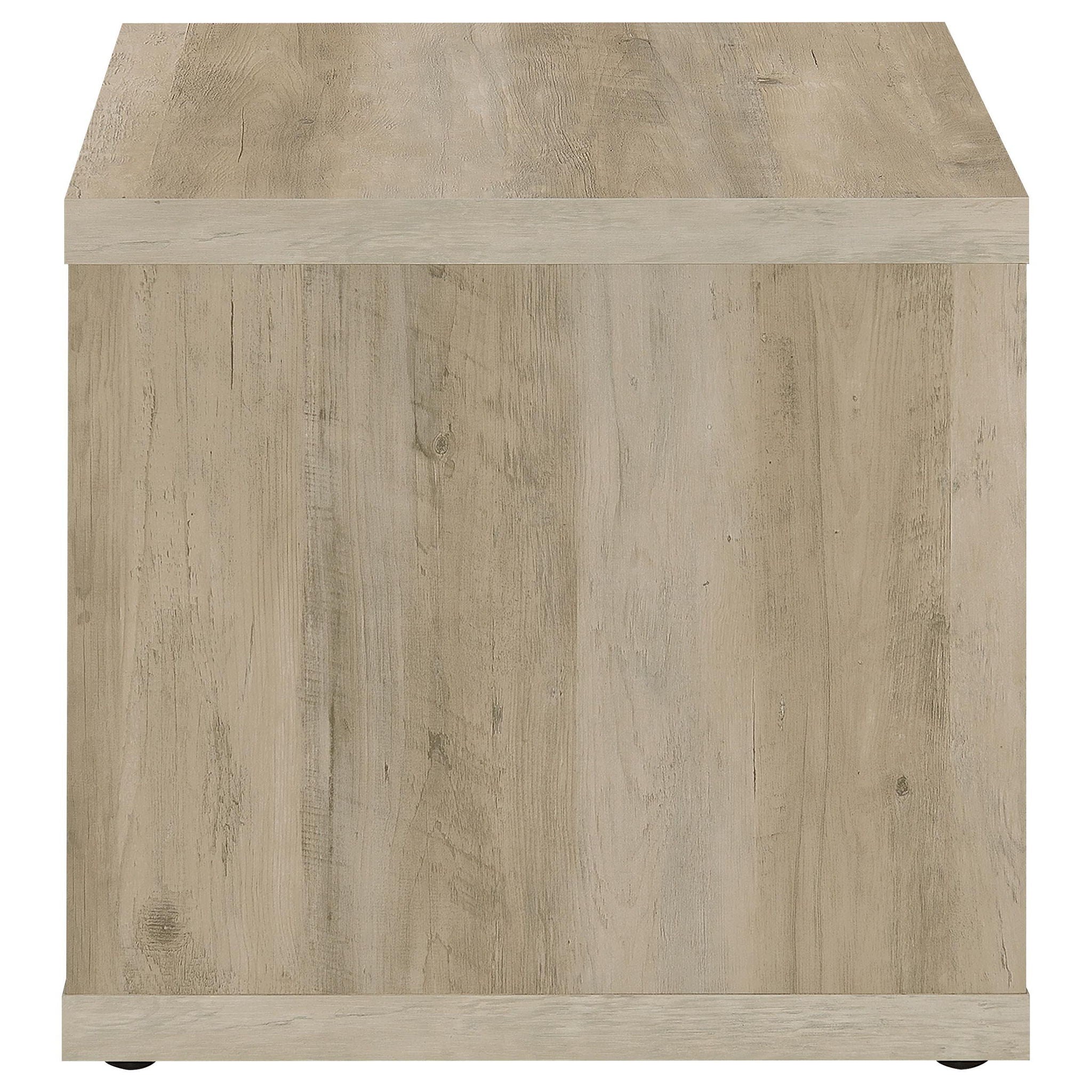 Frisco 2-piece Coffee and End Table Set Distressed Pine