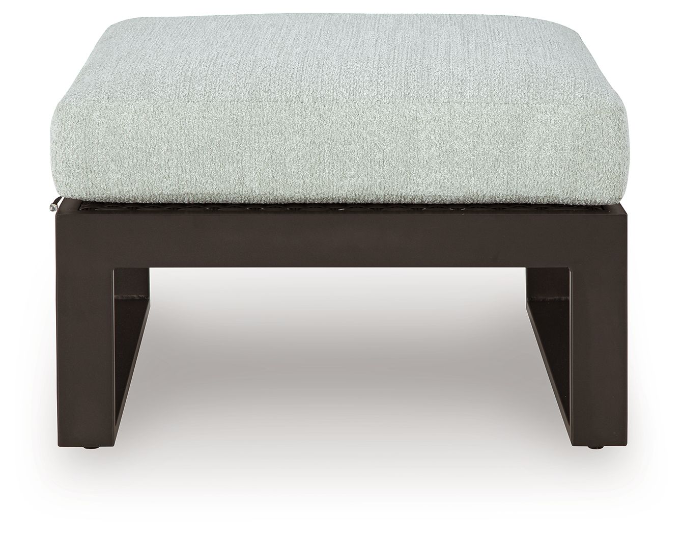 Signature Design by Ashley® Beachloft - Black / Gray - Ottoman With Cushion | Meri Furniture