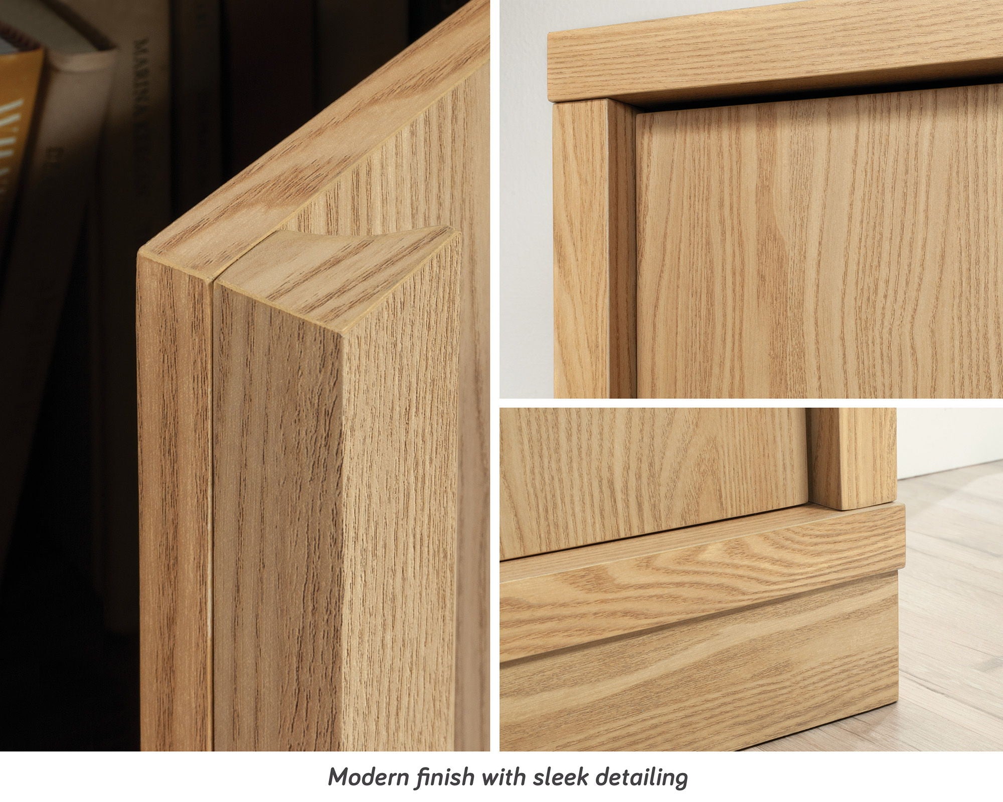 Single-Door Storage Cabinet in Harmony Ash