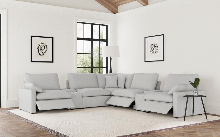 Collins - 7-Piece Modular Power Reclining Sectional