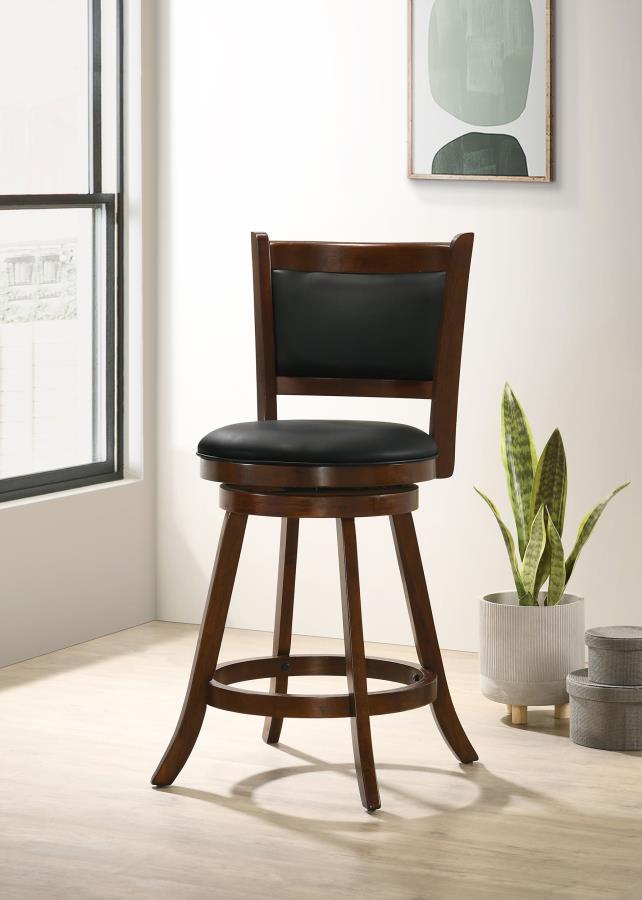 Coaster Fine Furniture Broxton - Upholstered Swivel Stools (Set of 2) | Meri Furniture