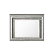 ACME Antares - Mirror - Light Gray Oak | Meri Furniture