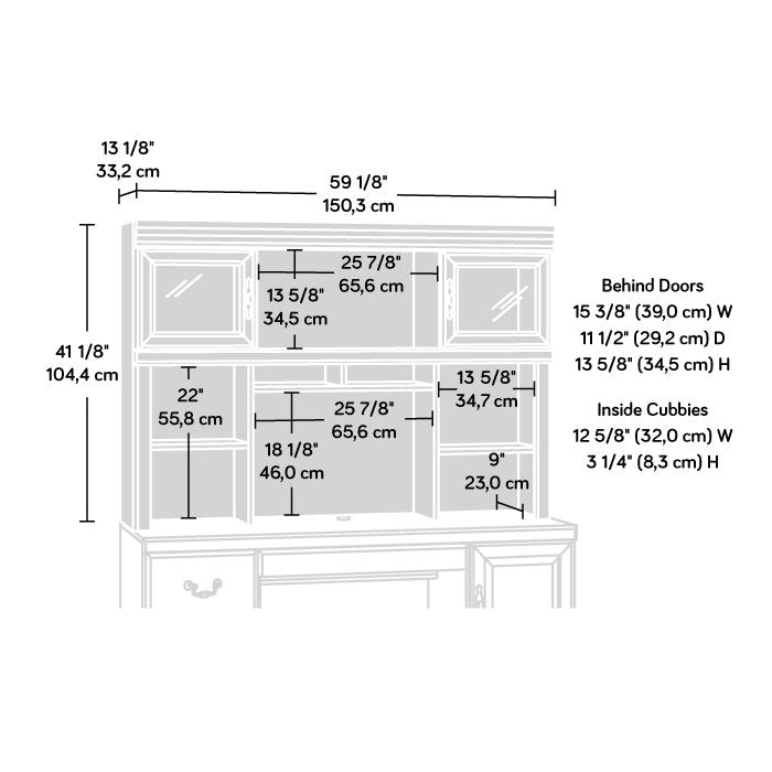 Heritage Hill Hutch in Classic Cherry