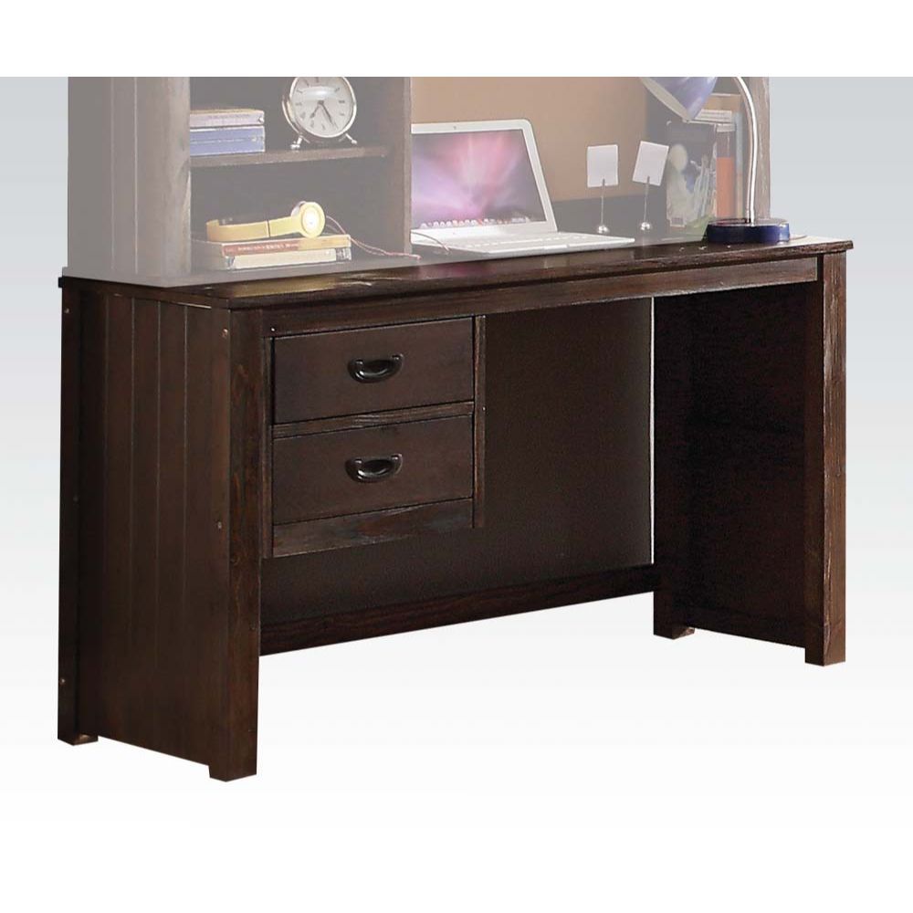 ACME Hector - Desk - Antique Charcoal Brown | Meri Furniture