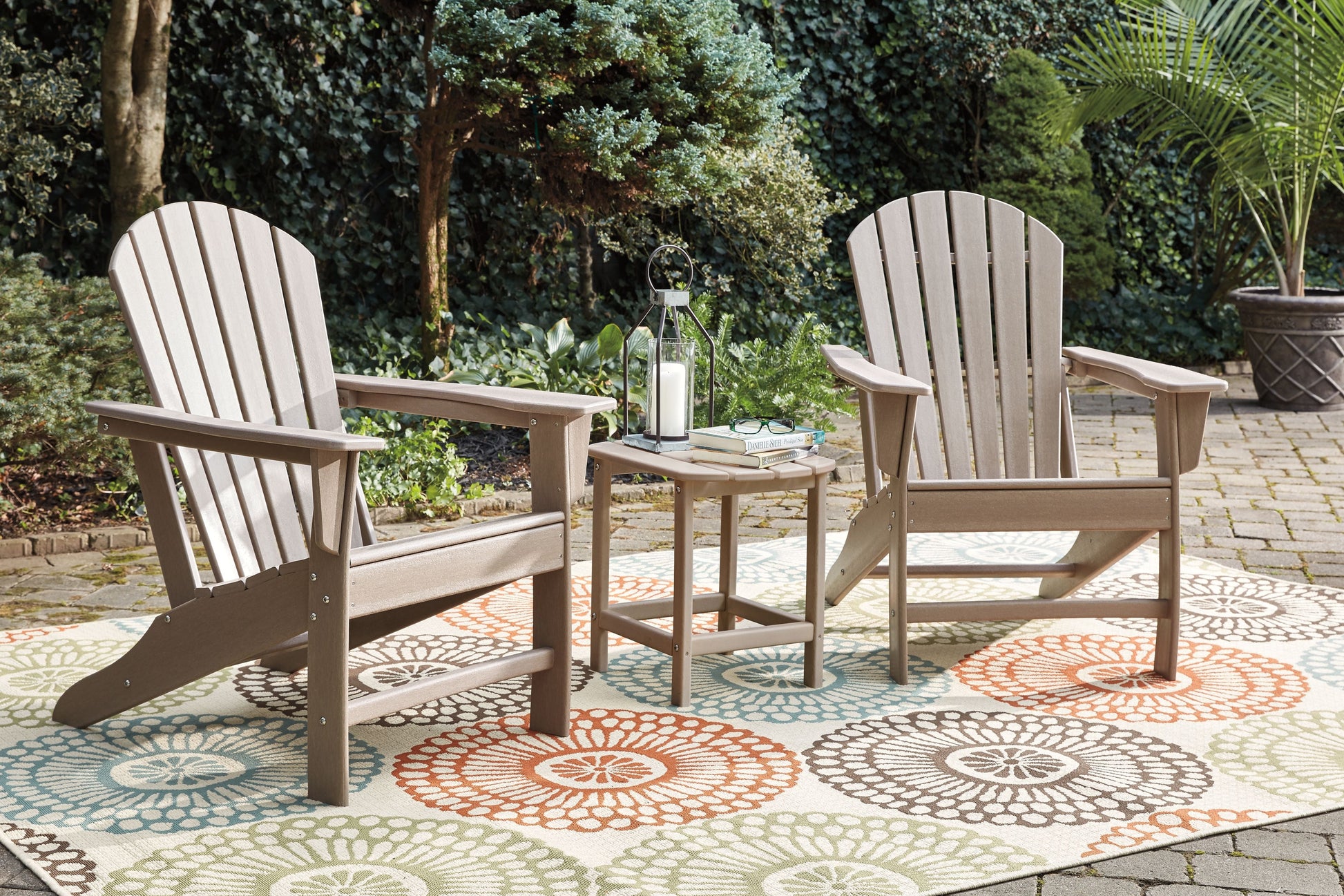 Signature Design by Ashley® Sundown Treasure - Outdoor Conversation Set | Meri Furniture
