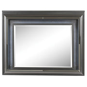 ACME Sawyer - Mirror - Metallic Gray | Meri Furniture