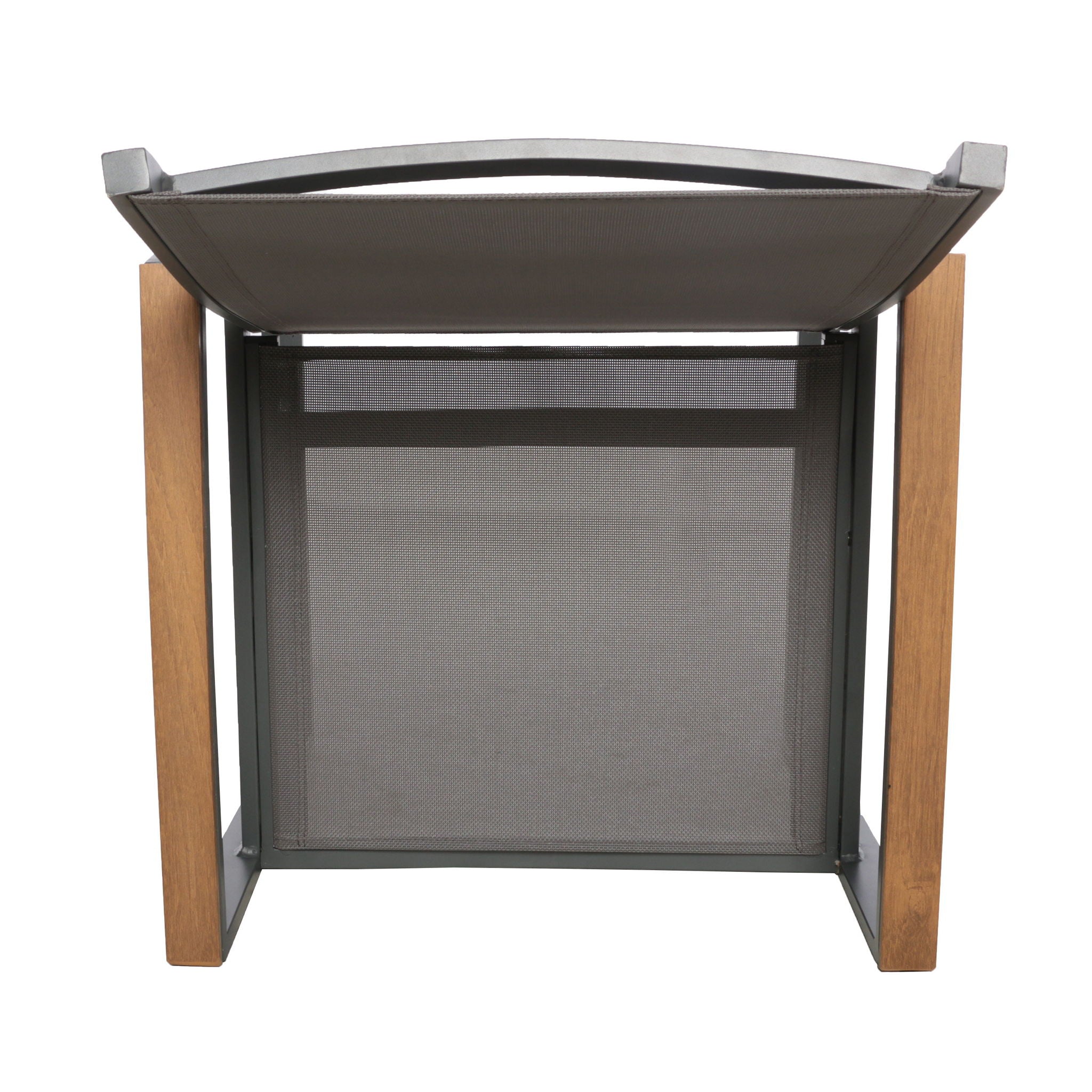 Aresha - Metal Outdoor Dining Armchair (Set of 2) - Gray