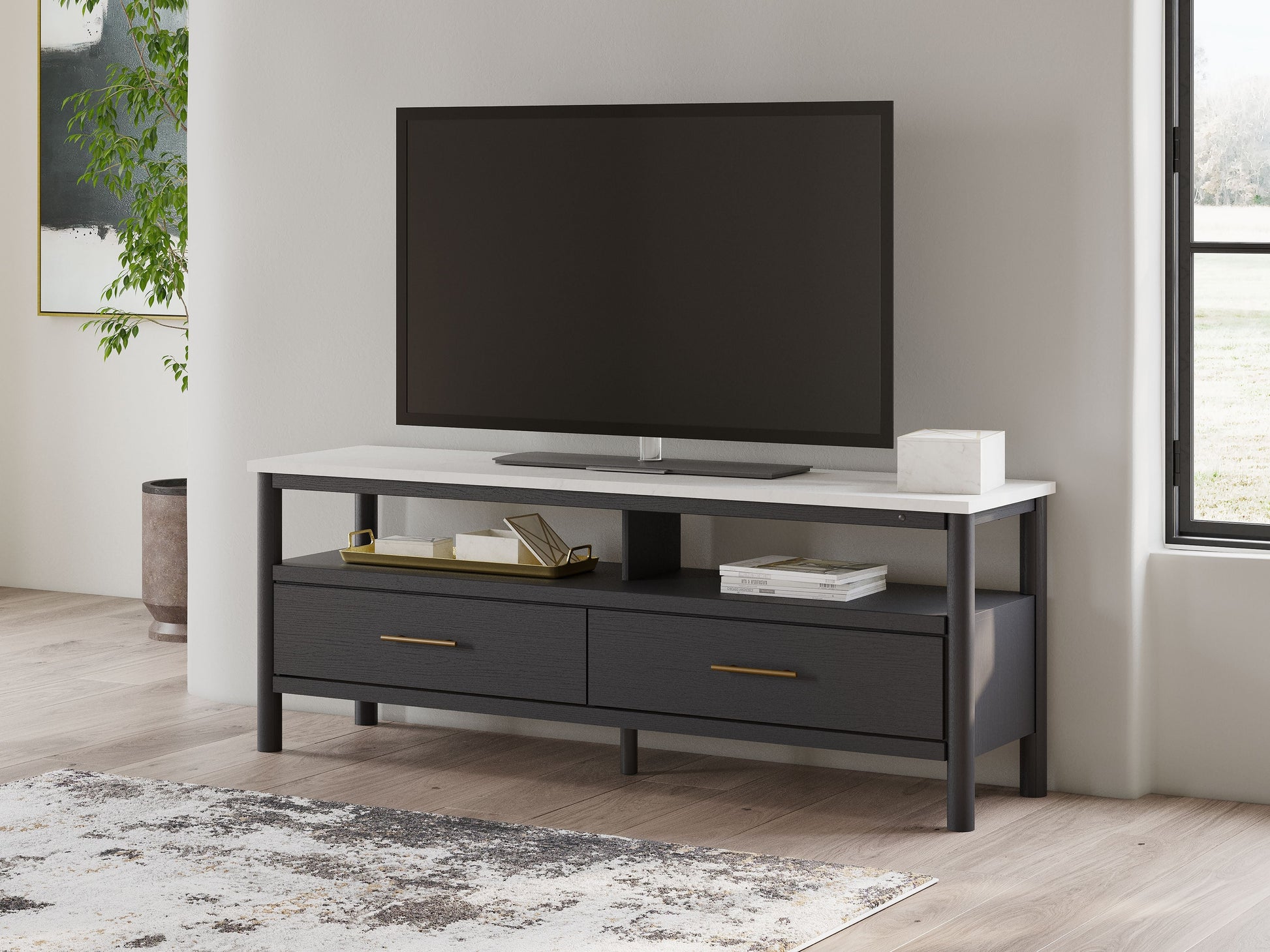 Signature Design by Ashley® Cadmori - TV Stand | Meri Furniture